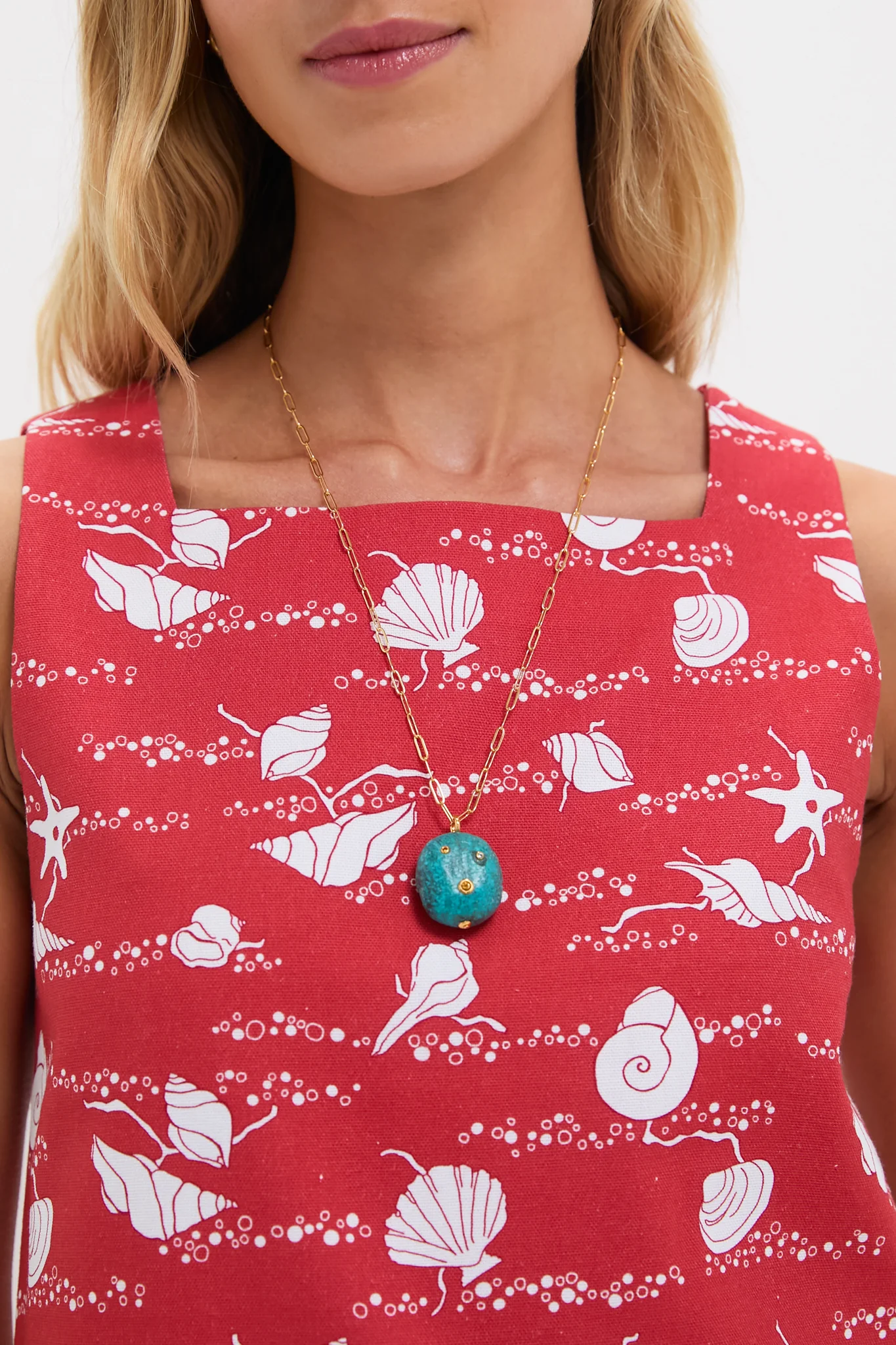 Turquoise Manami Pendant Necklace - Image 2