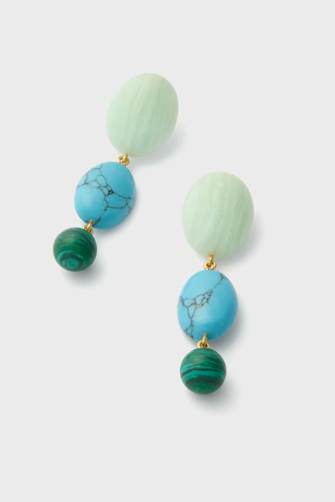 Turquoise Mist Maren Earrings - Image 4