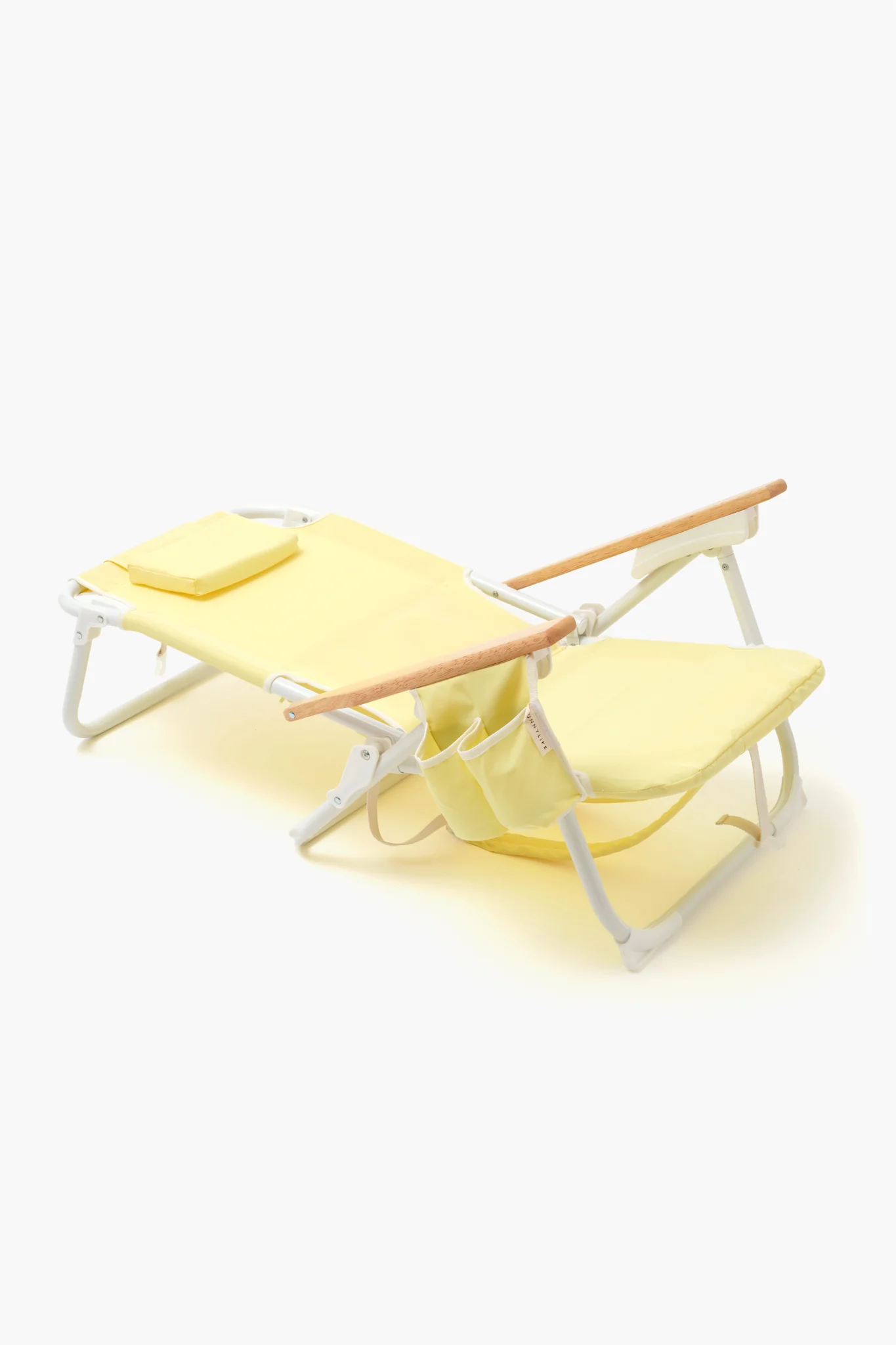 Utopia Pale Banana Deluxe Beach Chair - Image 4