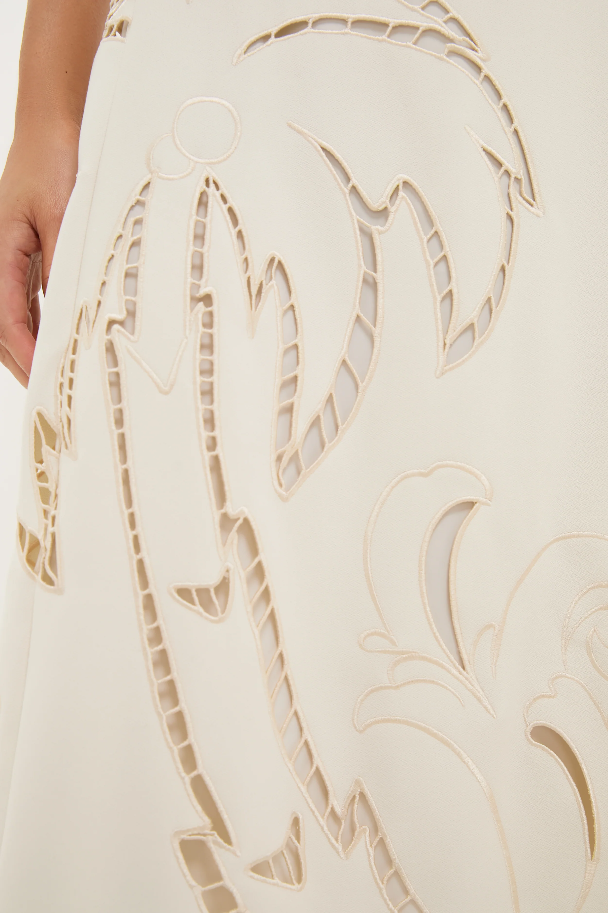 Vanilla Cleo Applique Sleeveless Midi Dress - Image 6