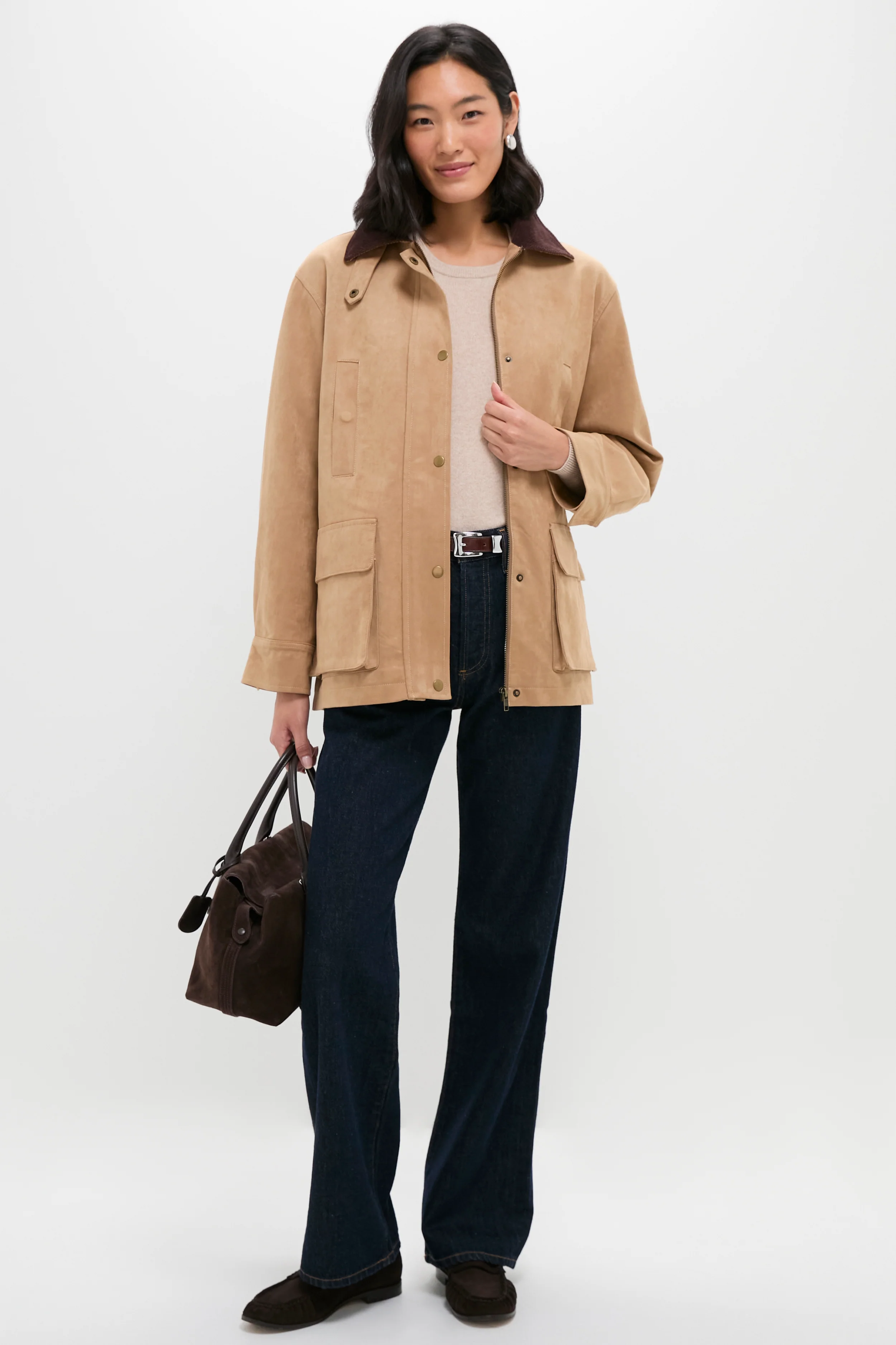 Vegan Suede Barnaby Barn Jacket - Image 2
