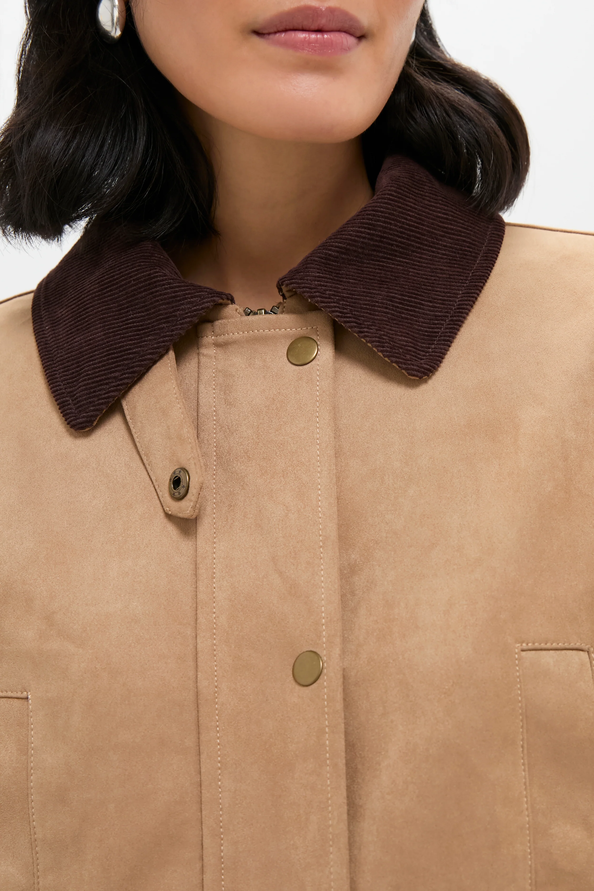 Vegan Suede Barnaby Barn Jacket - Image 5