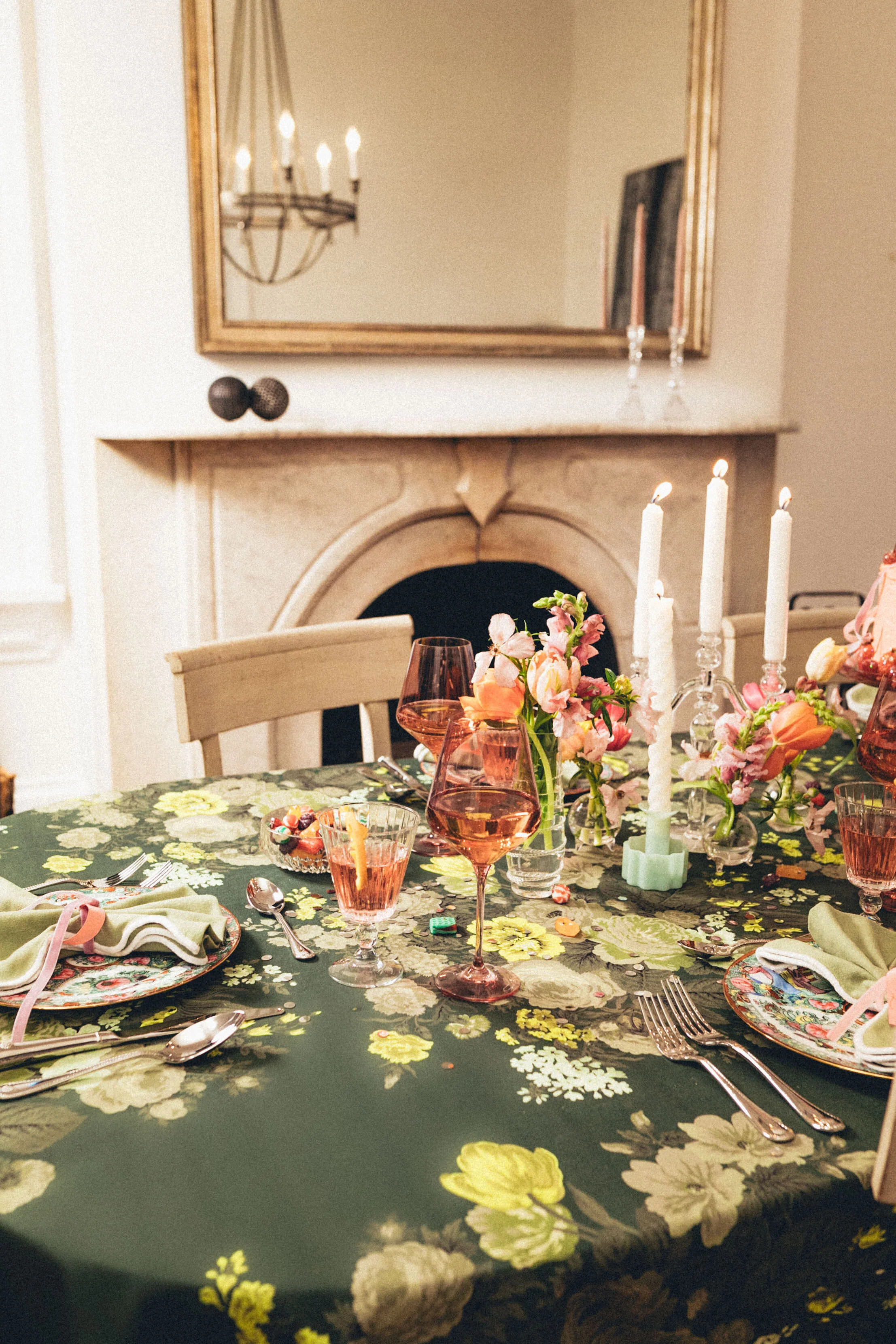Verdant Floral Tablecloth - Image 6
