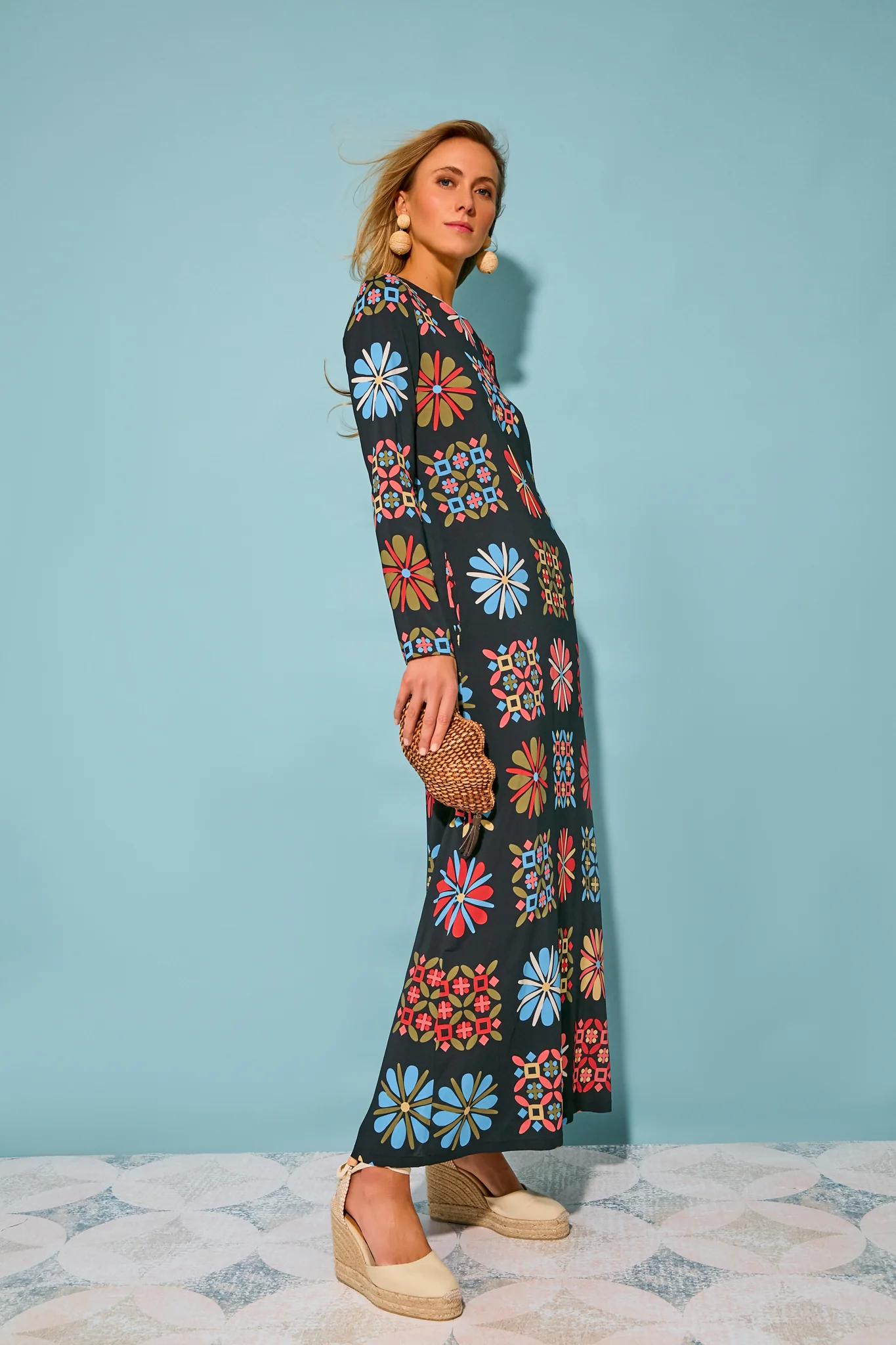 Vetrata Grande Long Sleeve Swing Dress - Image 2