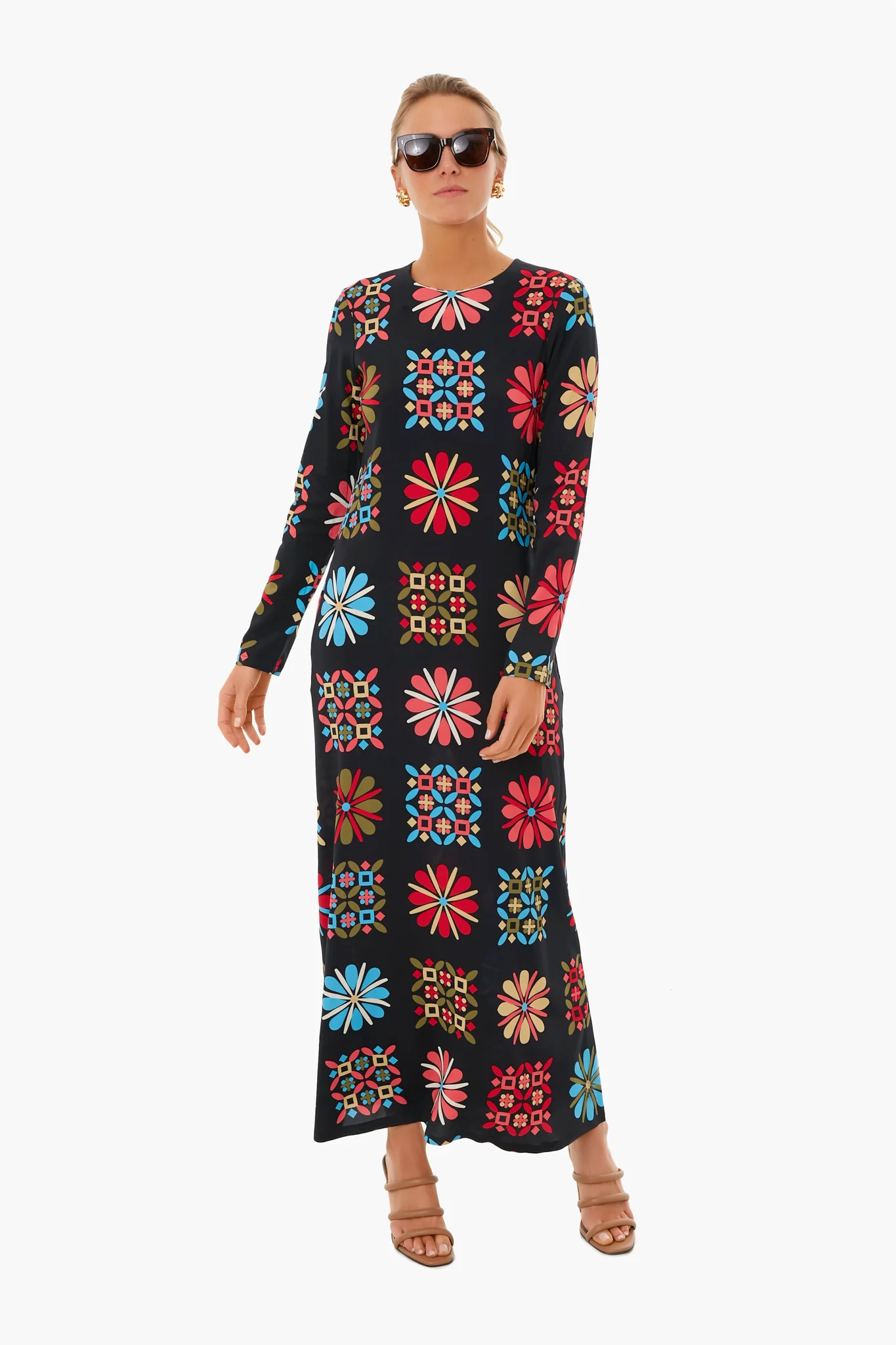Vetrata Grande Long Sleeve Swing Dress - Image 3