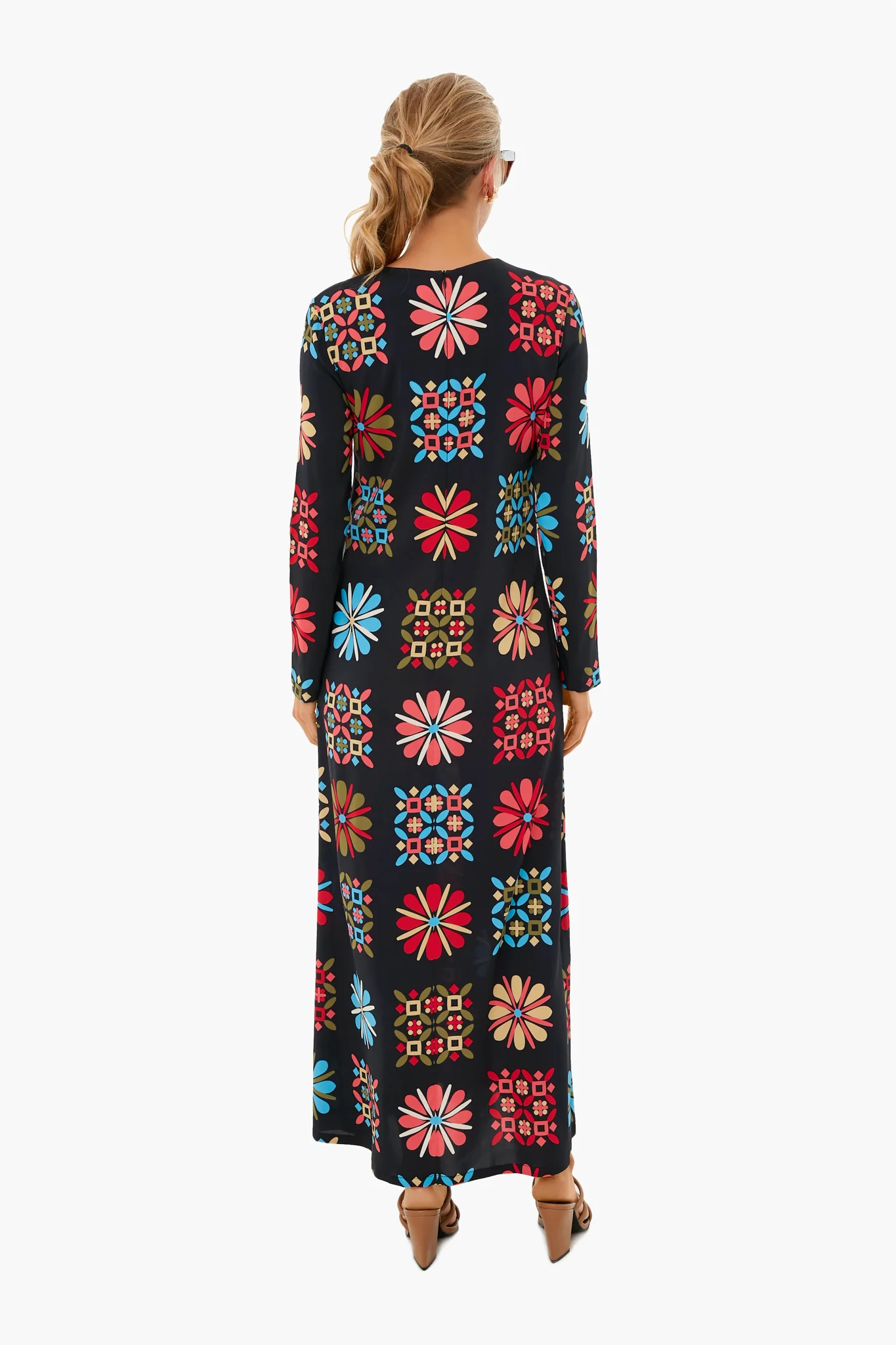 Vetrata Grande Long Sleeve Swing Dress - Image 4