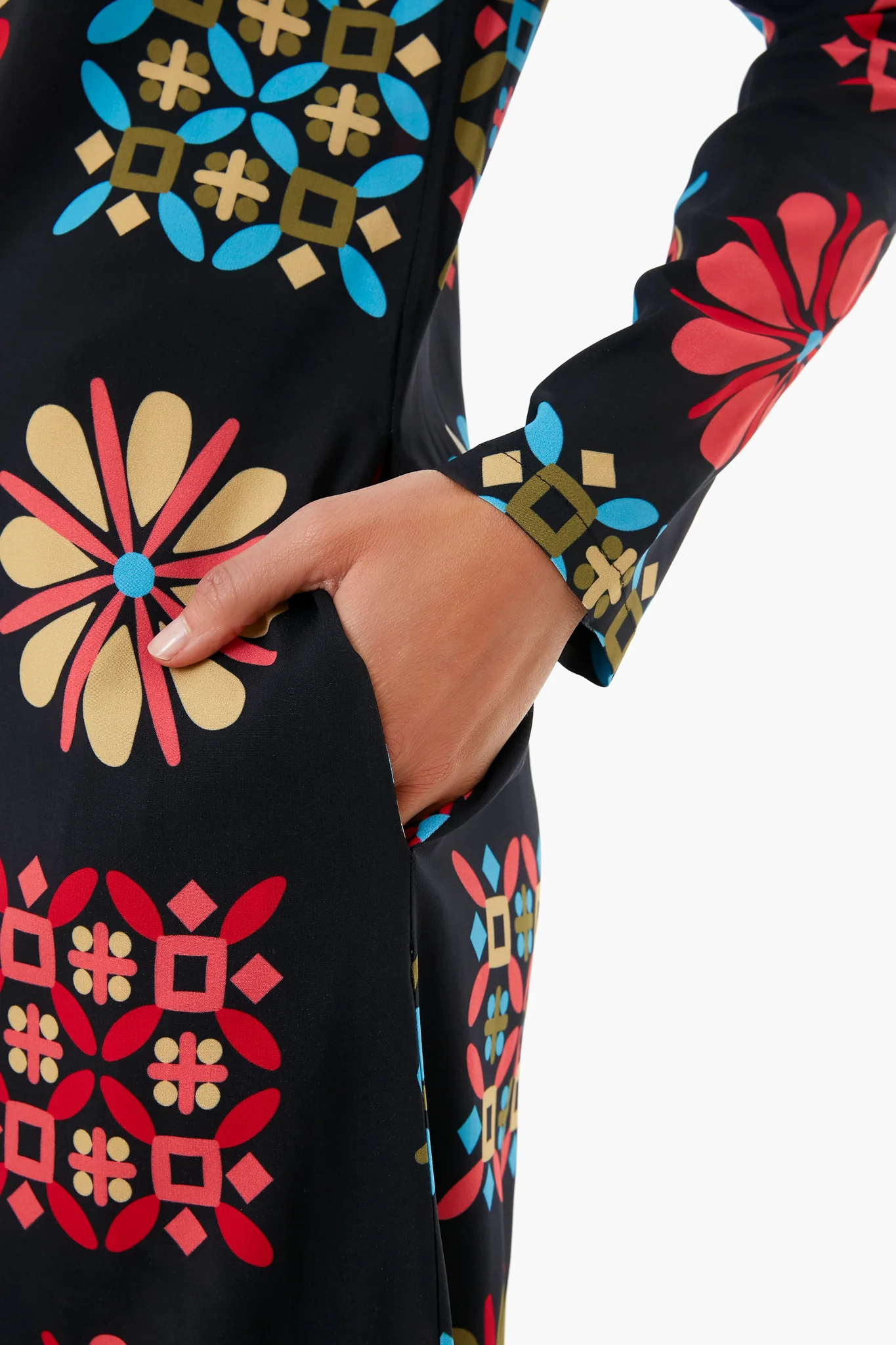 Vetrata Grande Long Sleeve Swing Dress - Image 5