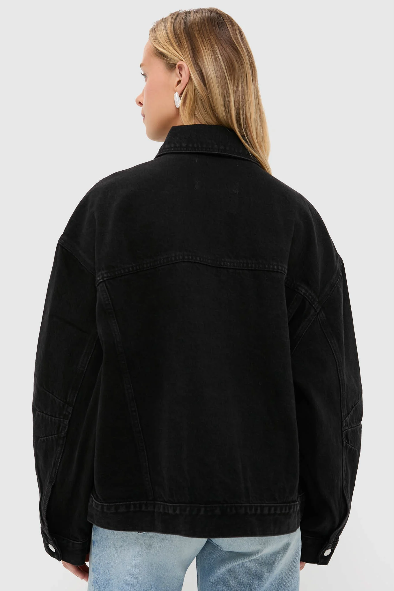 Vintage Black Sia Denim Jacket - Image 4
