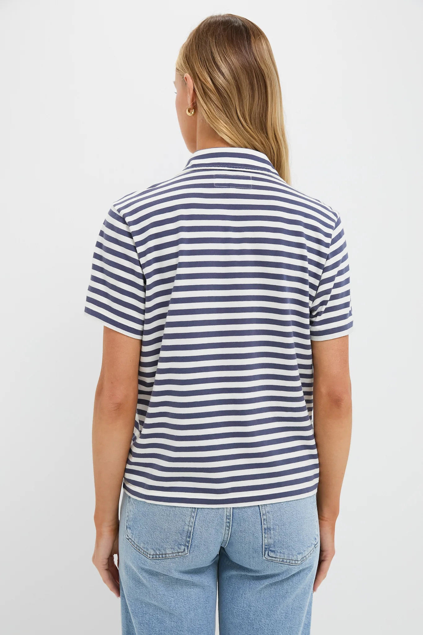 Vintage Blue Stripe The Lacrosse Polo - Image 4