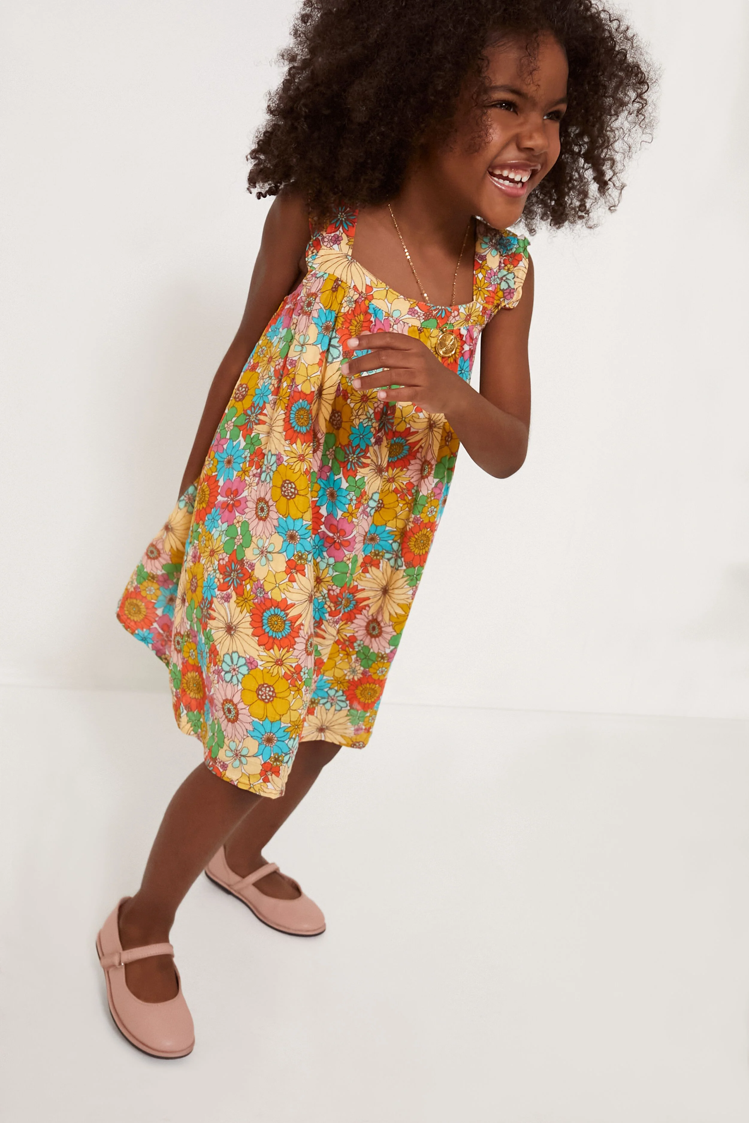 Vintage Dream Floral Sundress - Image 2
