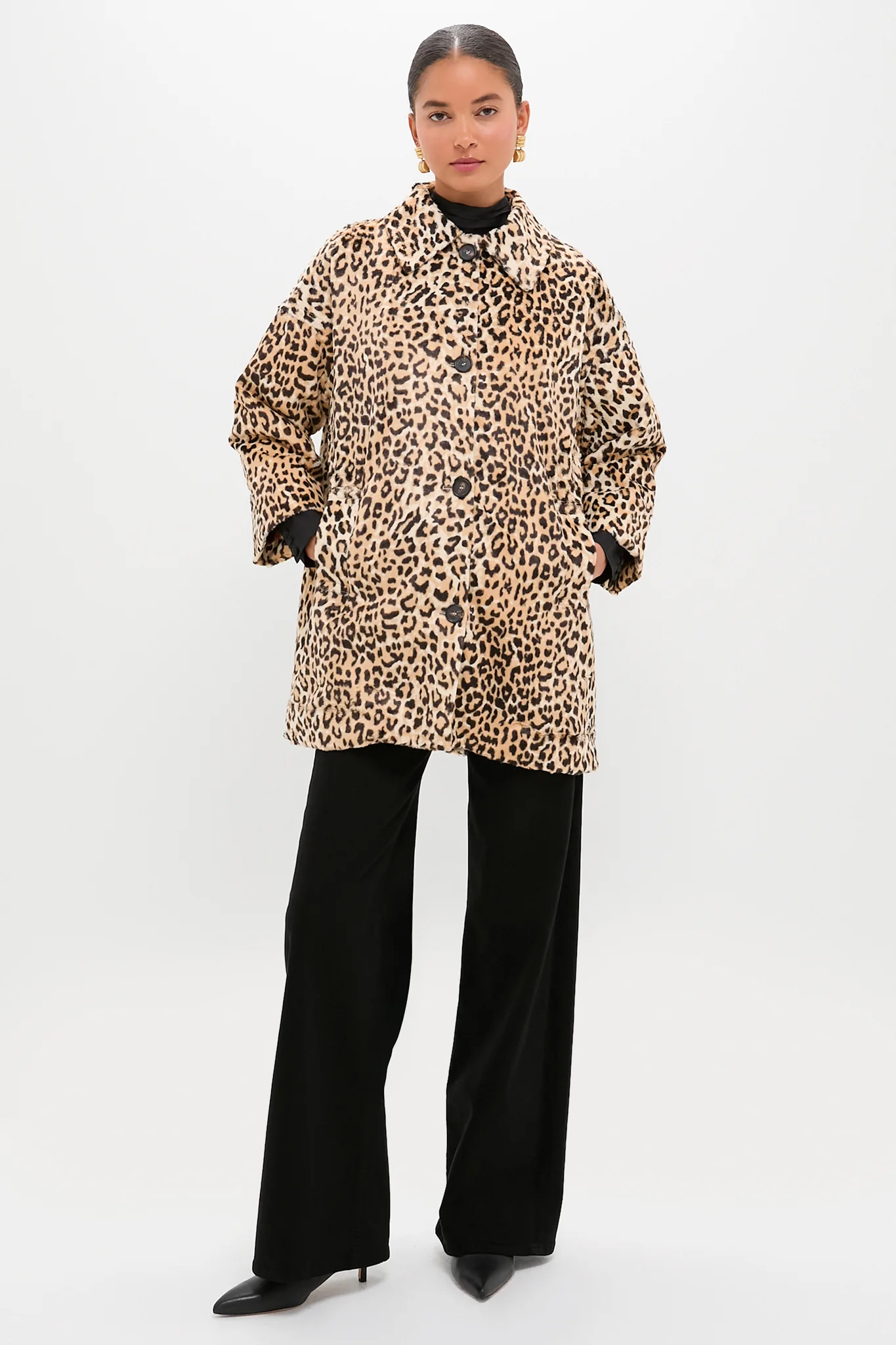 Vintage Leopard Car Coat - Image 6