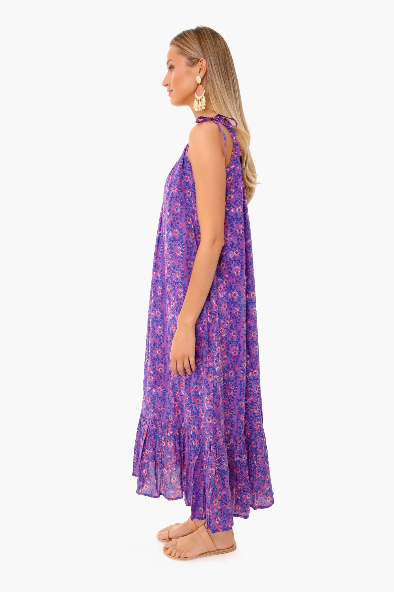 Violet Wildflower India Sundress - Image 3