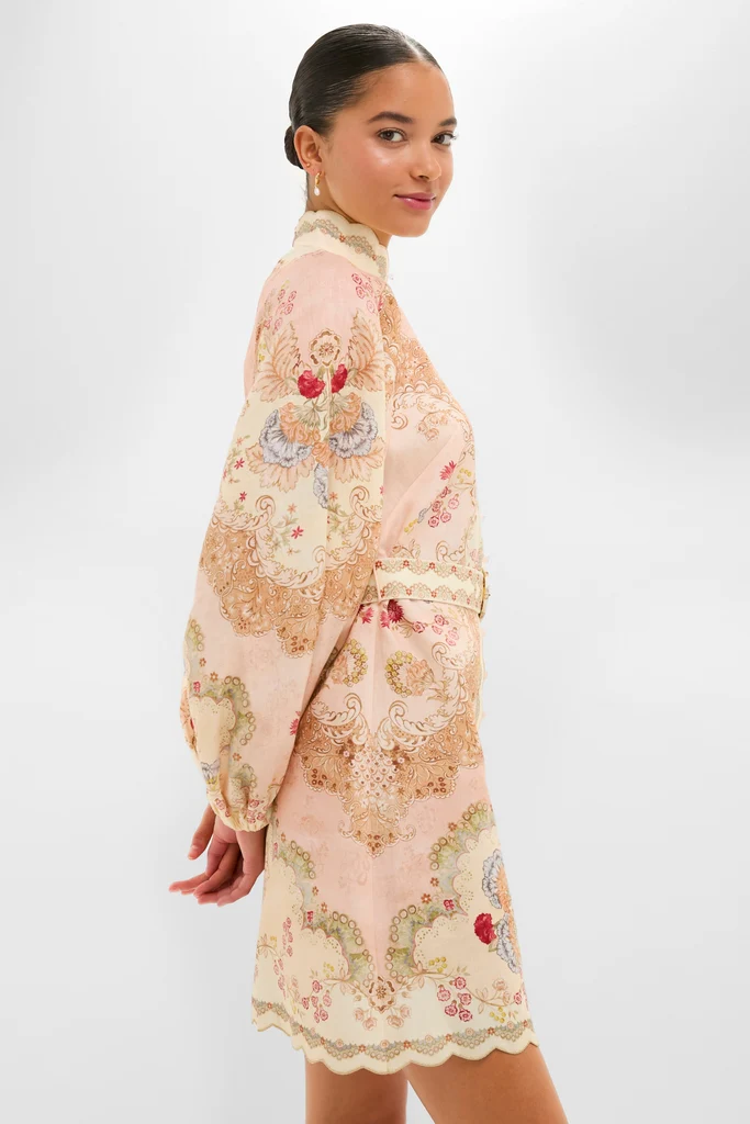 Wallpaper Floral Blush Daylight Mini Dress - Image 4