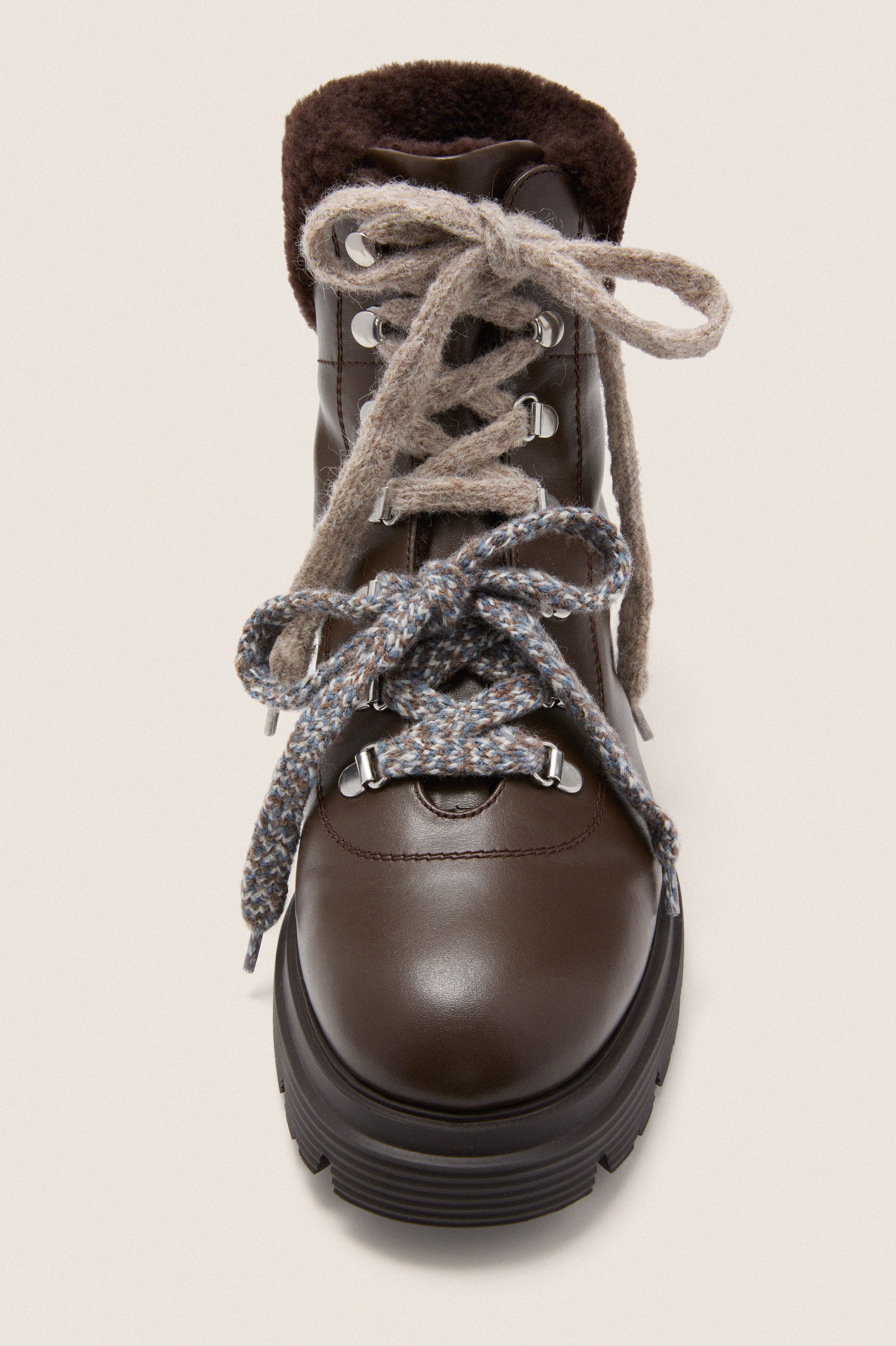 Walnut Hudson Lite Lace Up Booties - Image 5