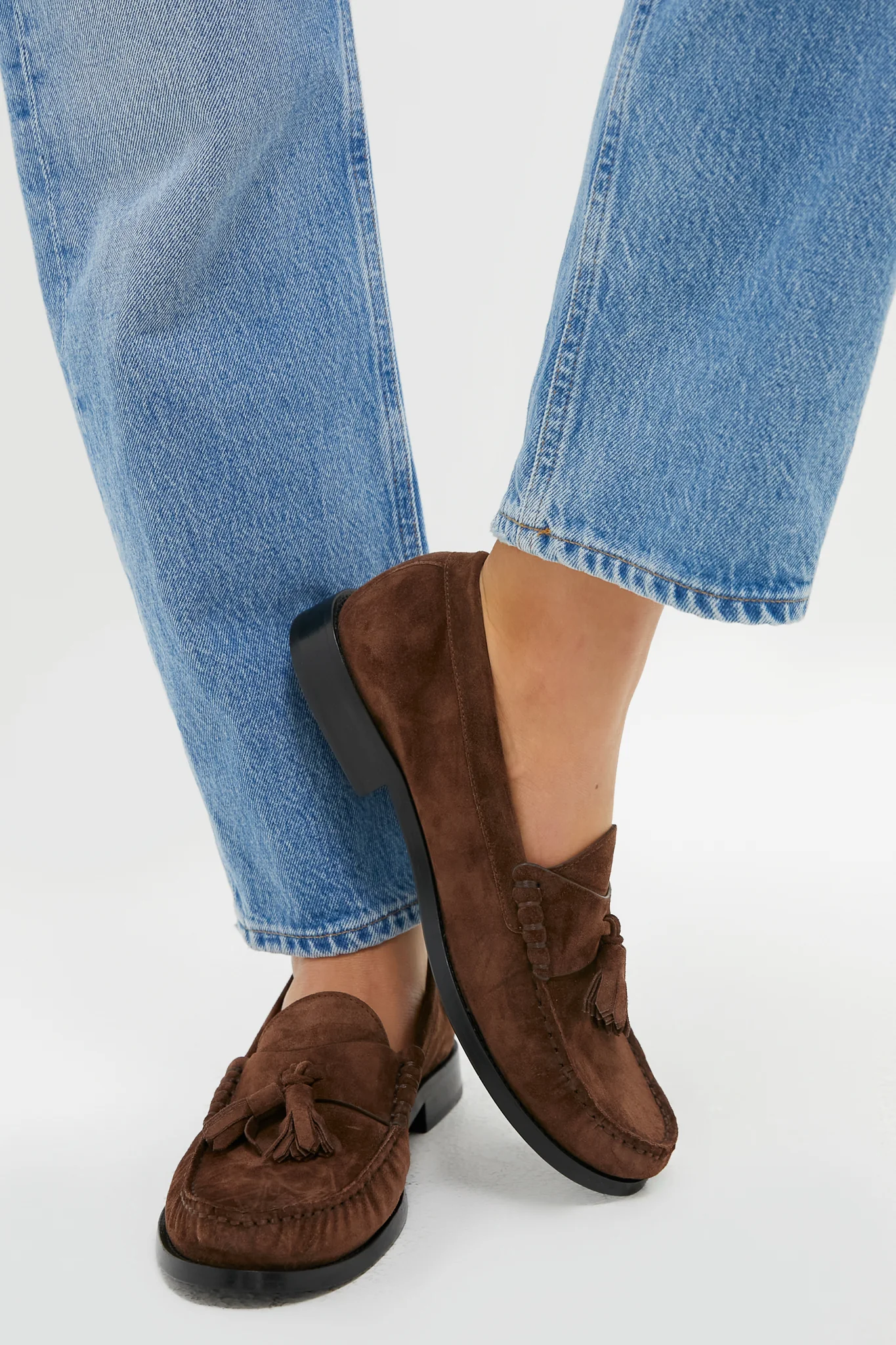 Walnut Lottie Tassel Loafers - Image 2