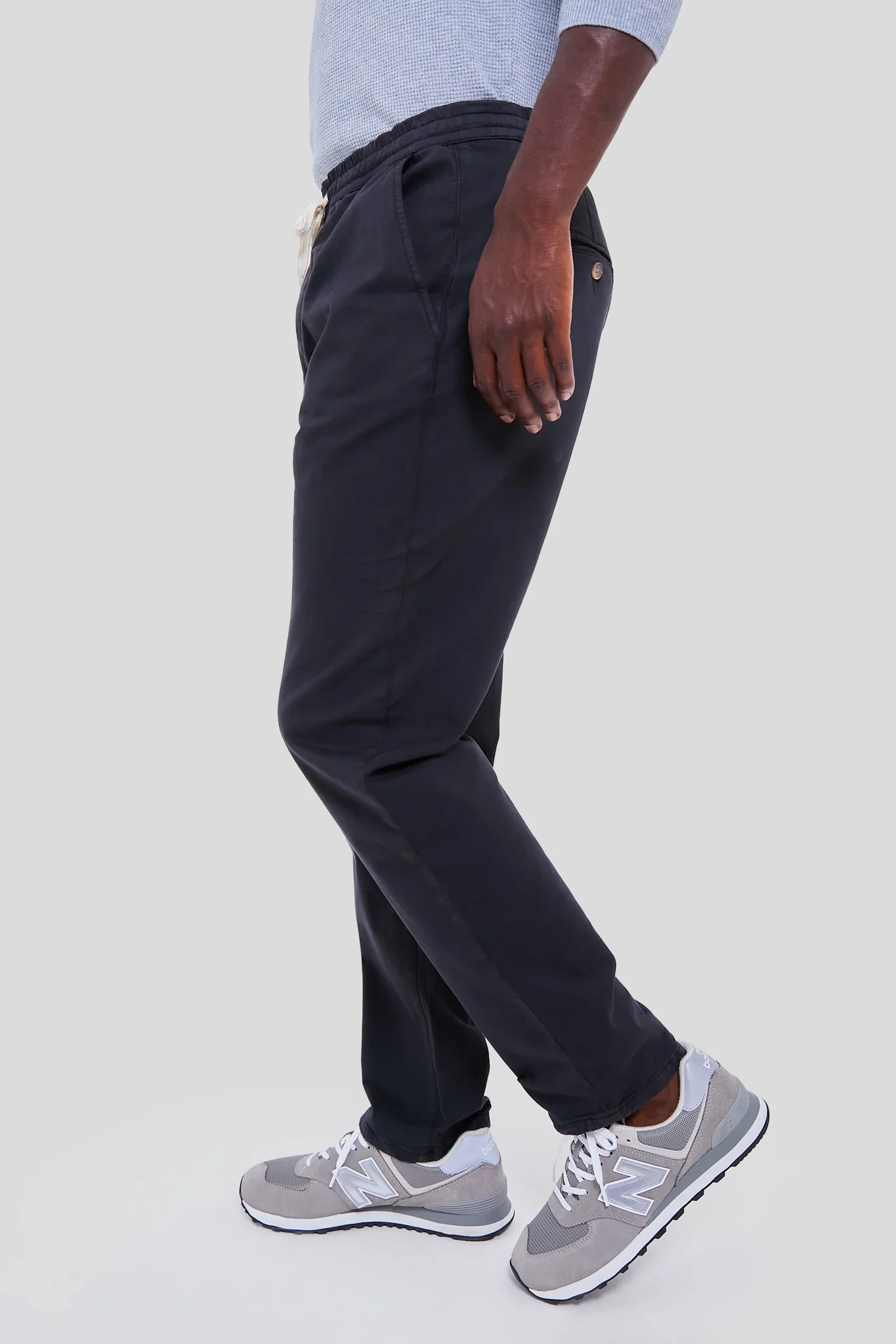 Washed Black Athletic Fit Saturday Pants - Image 3