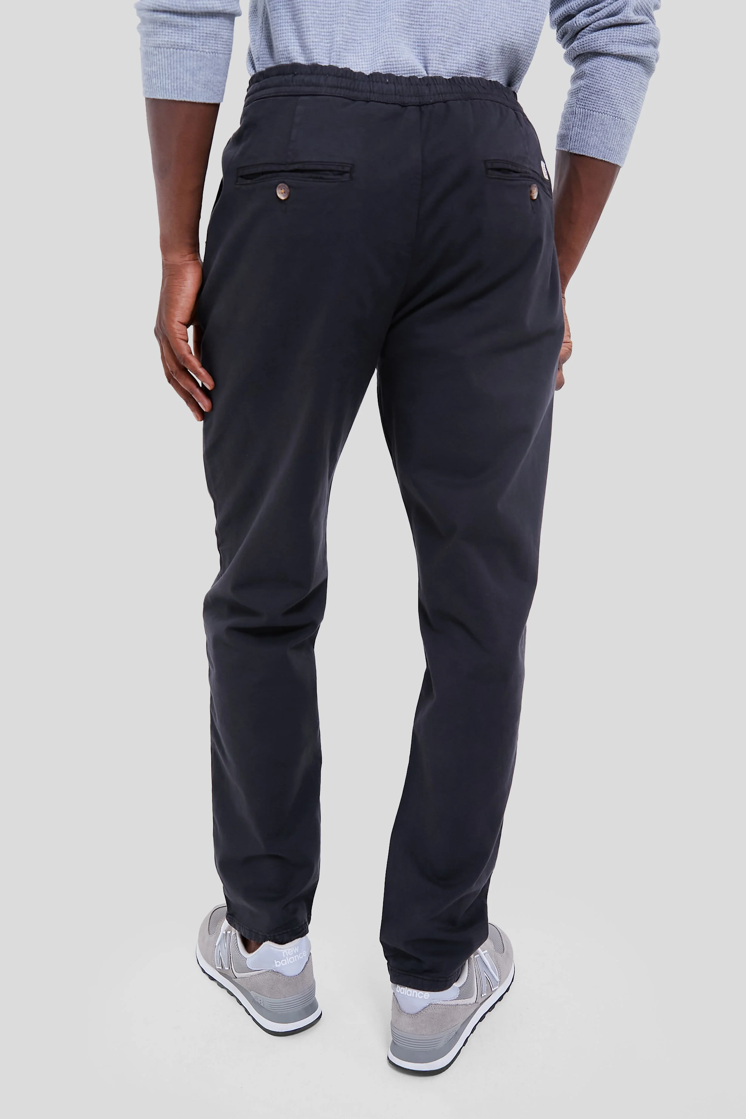 Washed Black Athletic Fit Saturday Pants - Image 4