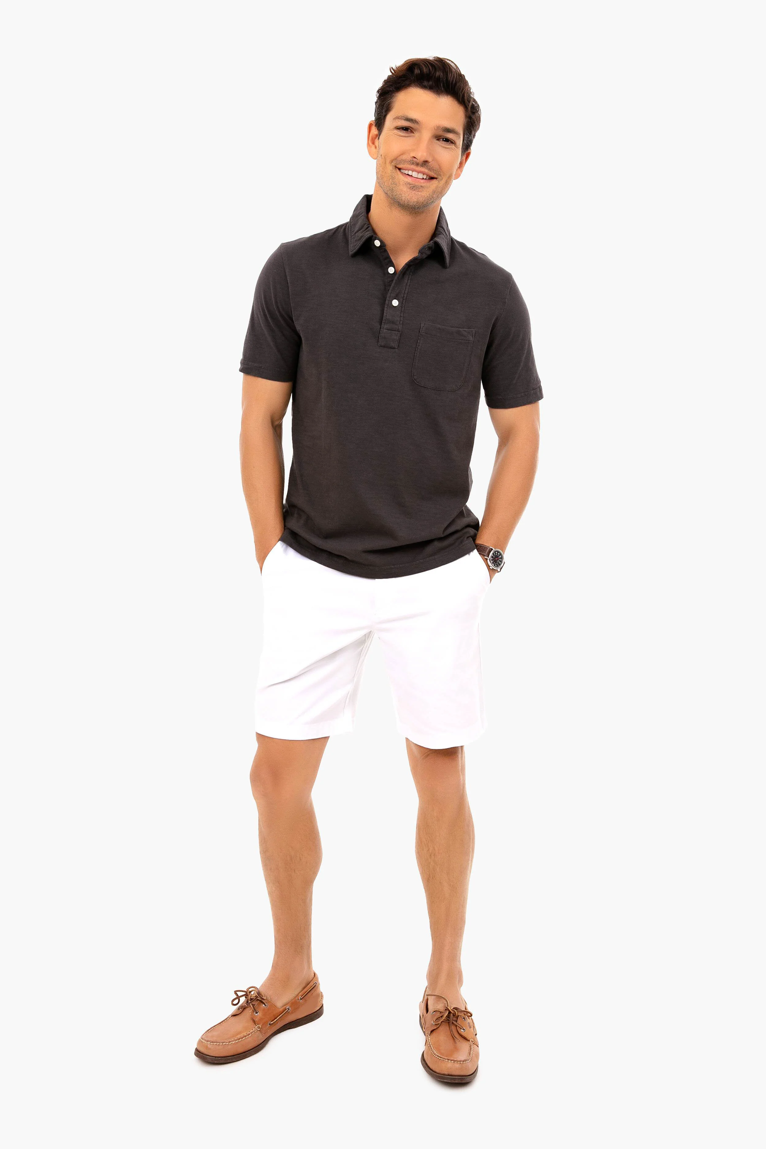 Washed Black Sunwashed Polo - Image 2