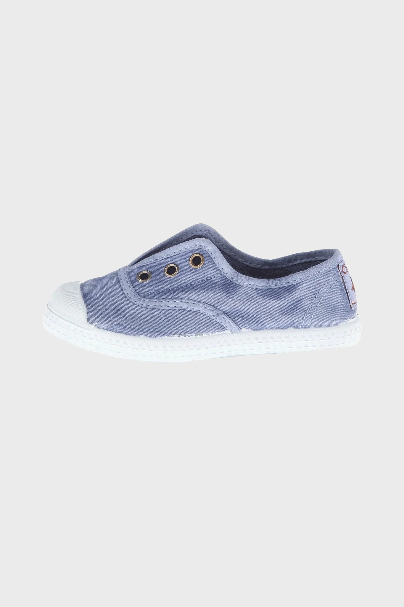 Washed Denim Canvas Laceless Sneaker - Image 2