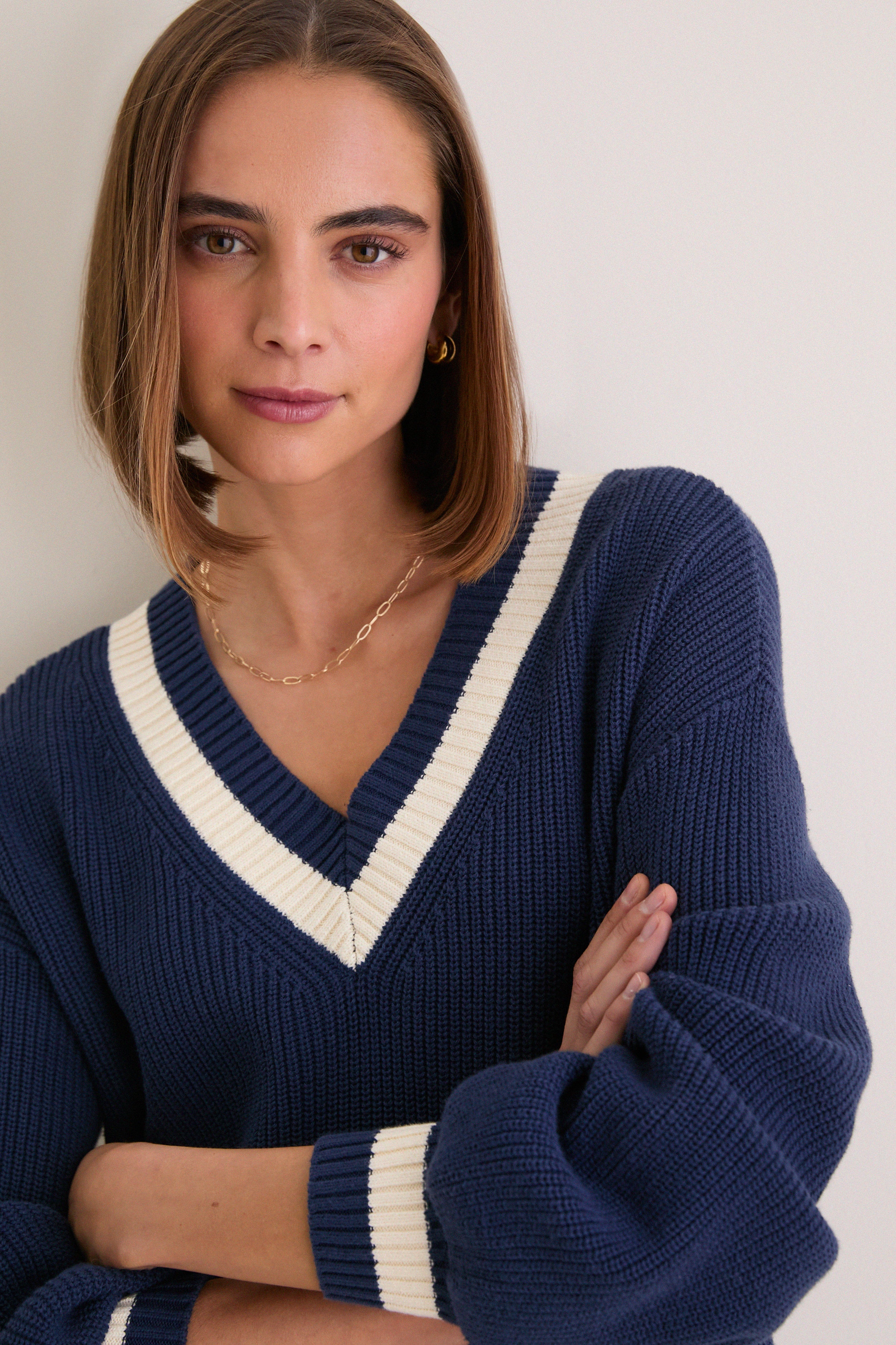 Washed Navy Ashe Sweater - Image 5