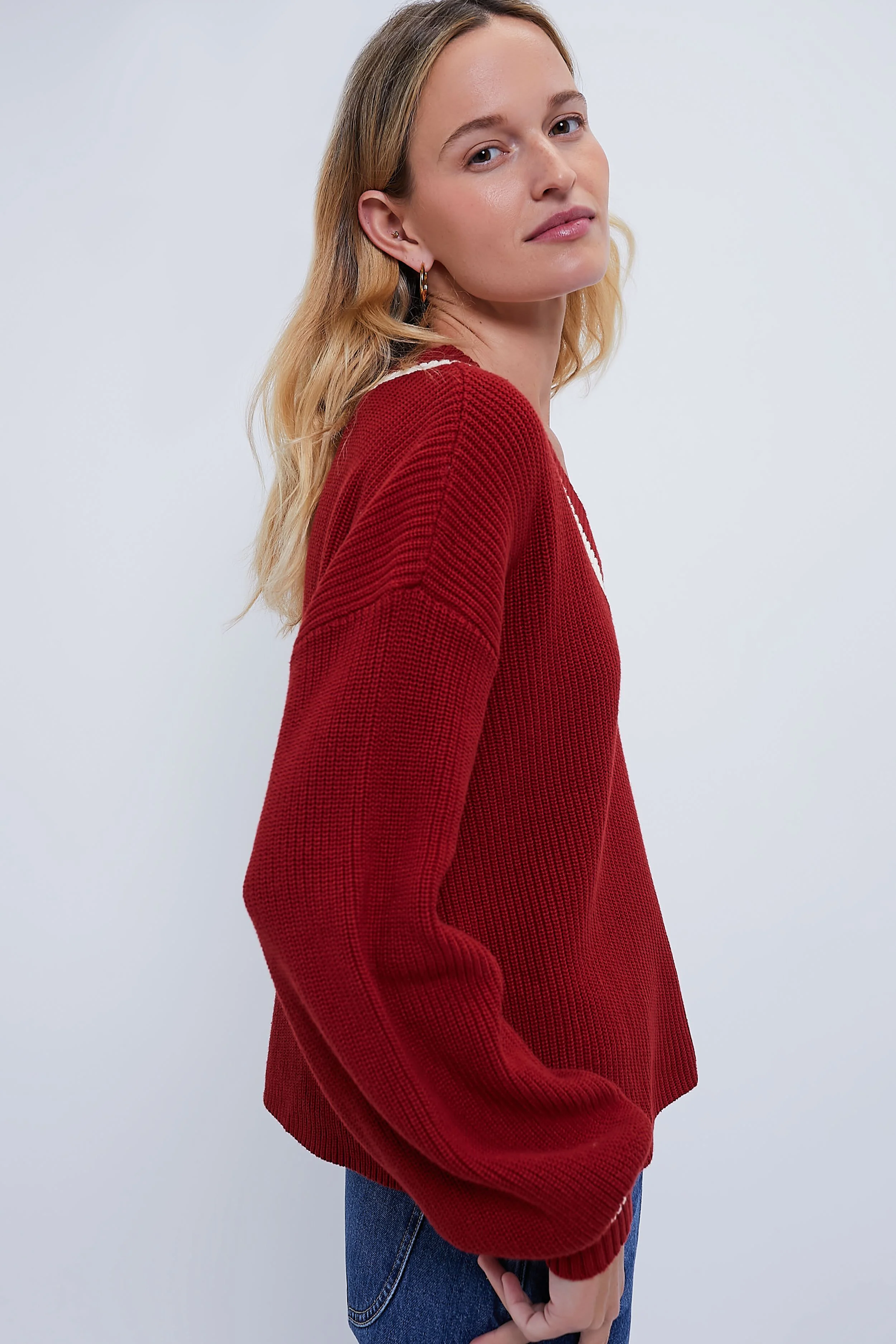 Washed Red Ashe Sweater - Image 3