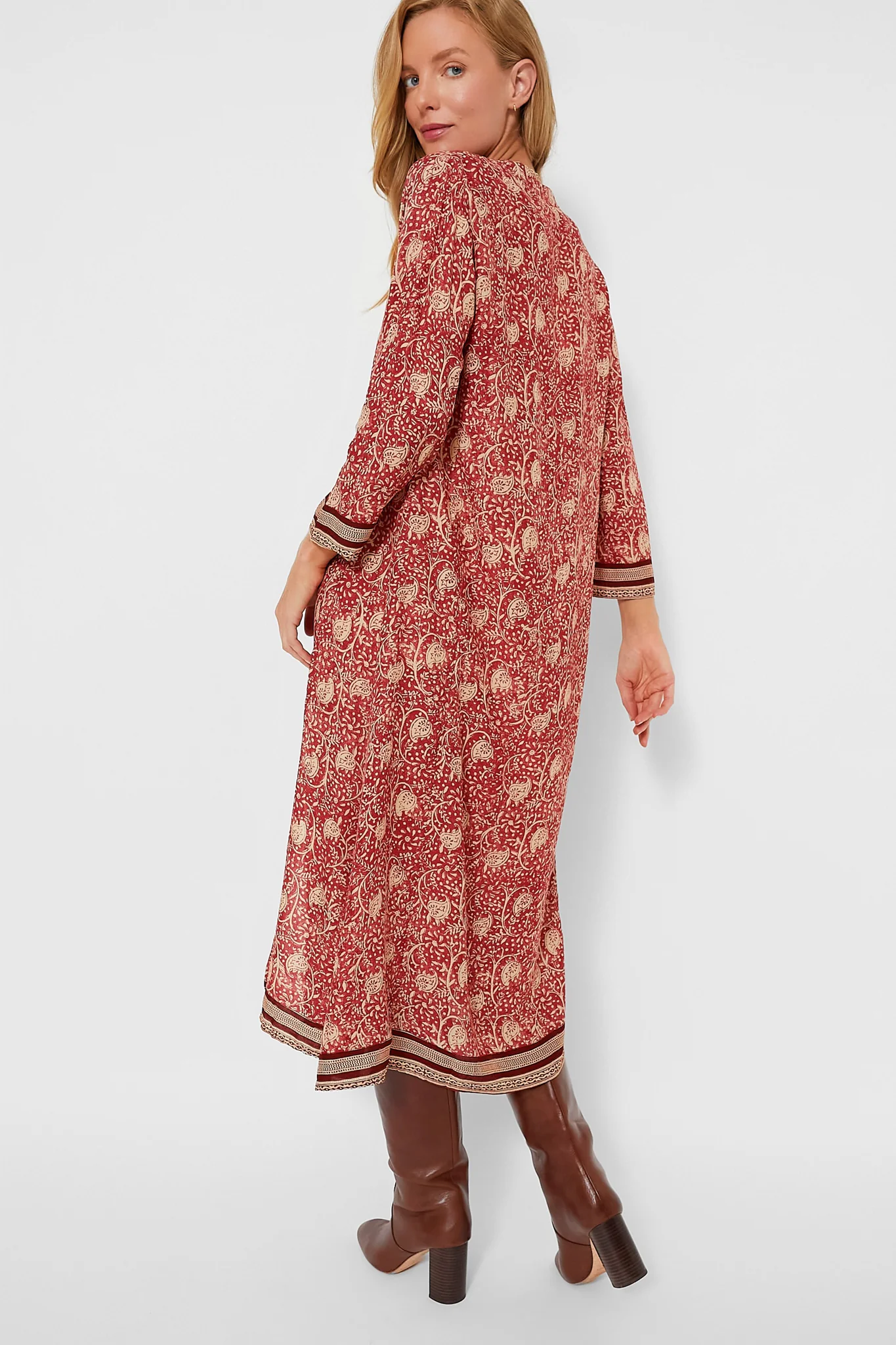 Water Lily Terracotta Isobel Dress - Image 4