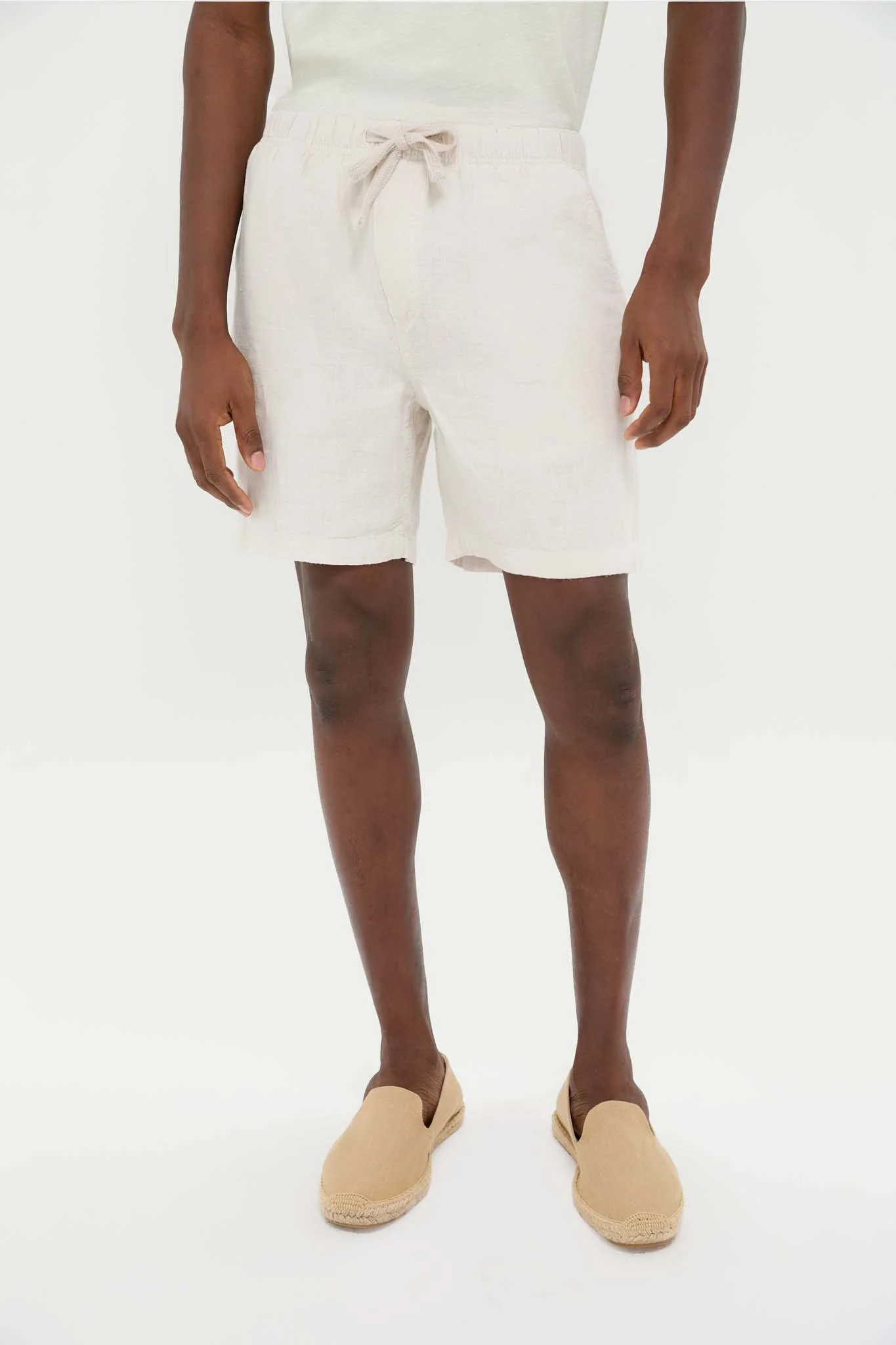 Weathered Sand Essential Linen Short