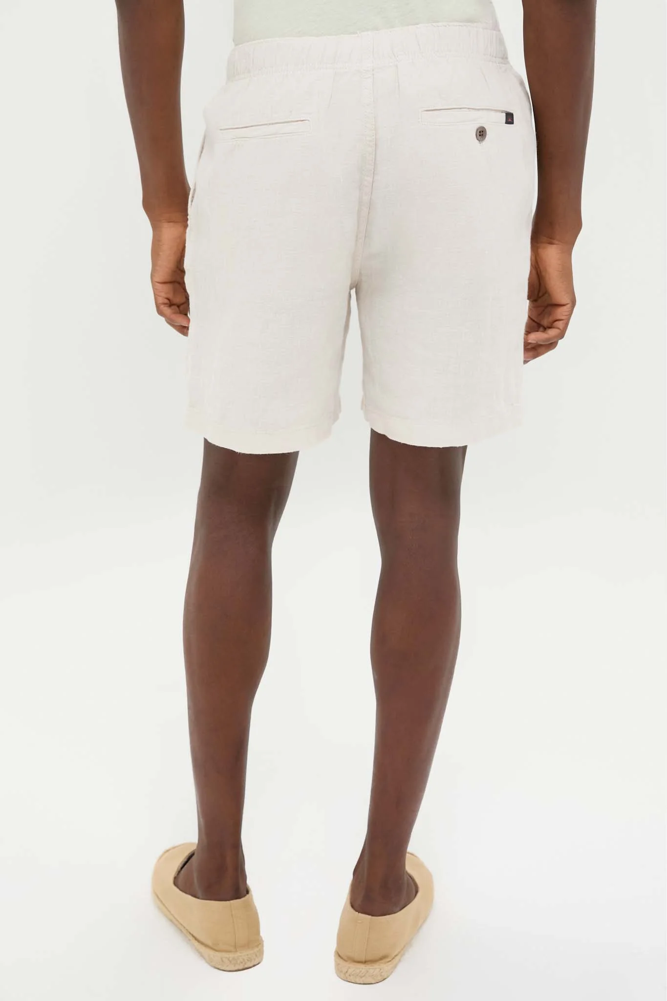 Weathered Sand Essential Linen Short - Image 3