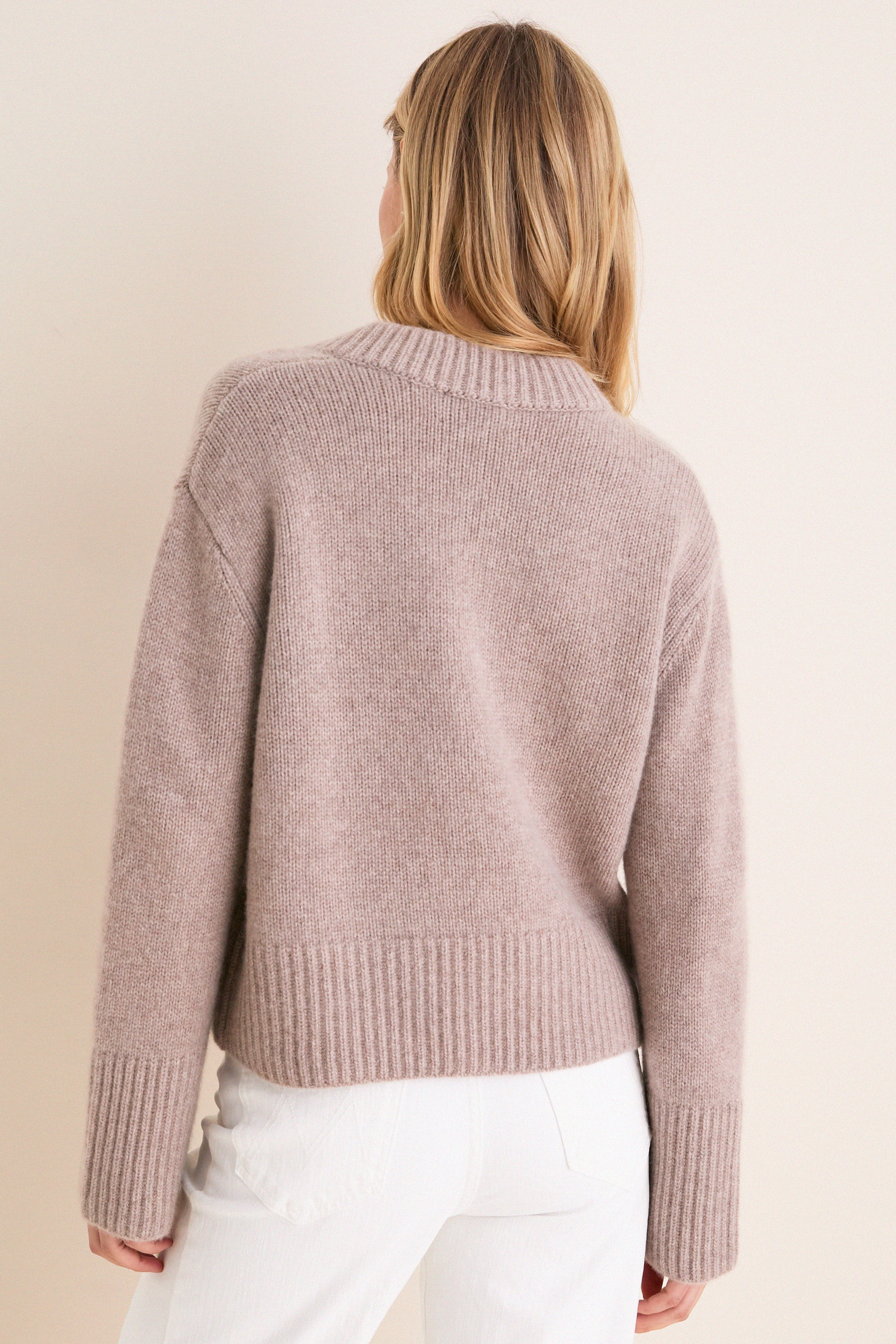 Wheat Rory Cashmere V-Neck Sweater - Image 4