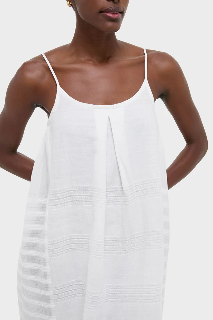 Abira White Nia Slip Dress - Image 5