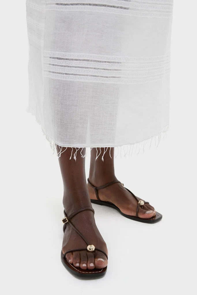 Abira White Nia Slip Dress - Image 6