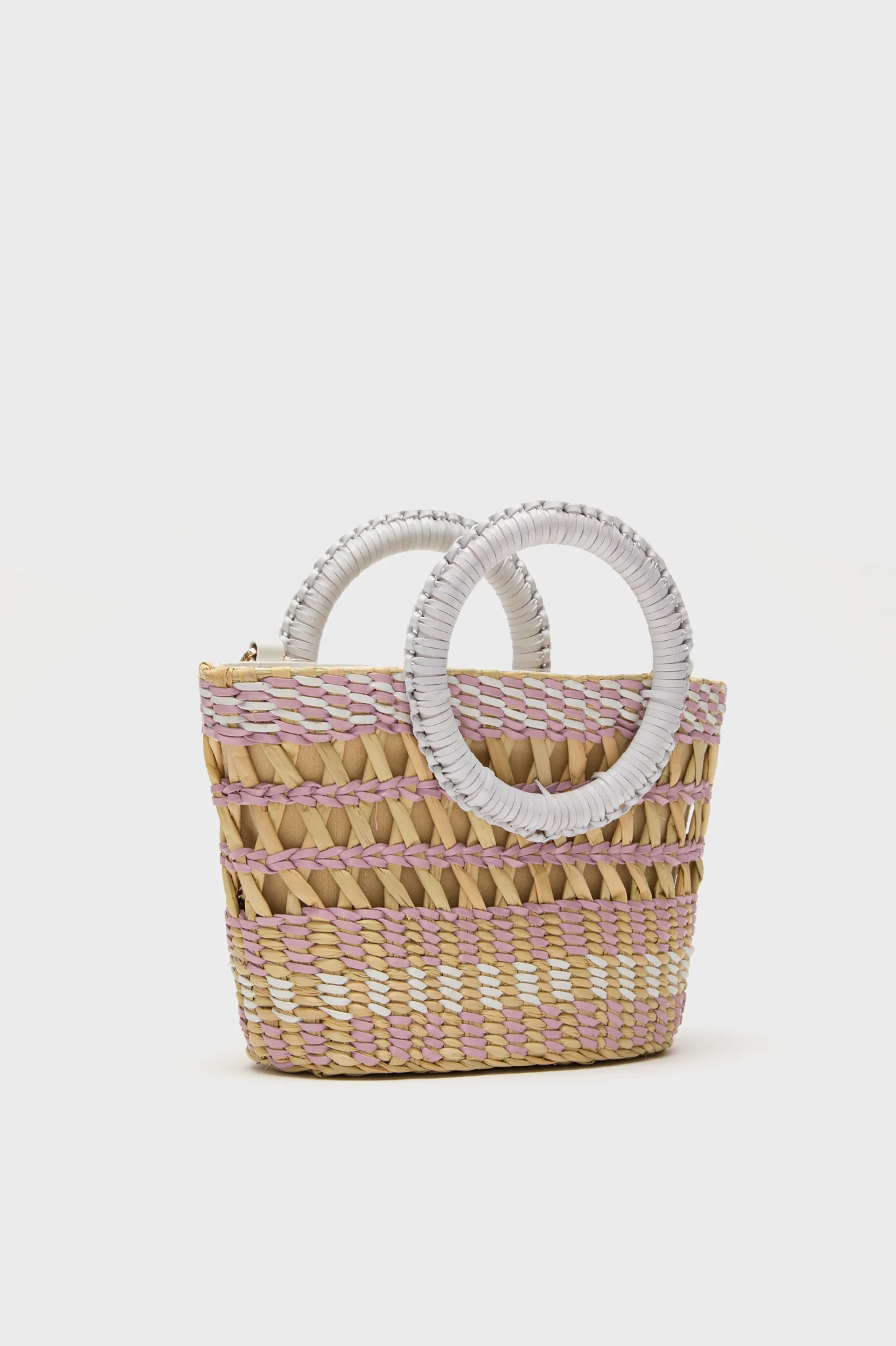 White and Multi Rio Mini Tote - Image 5