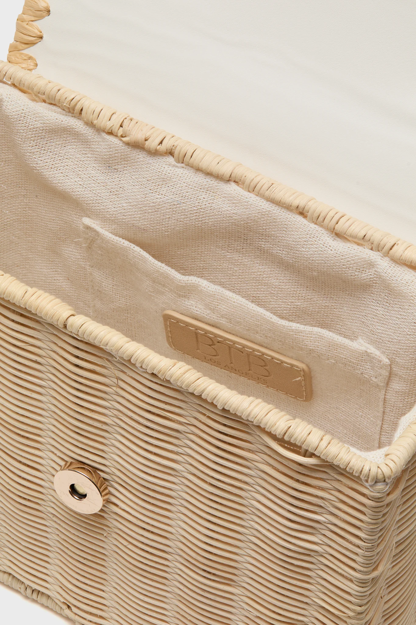 White and Natural Charli Box Bag - Image 6