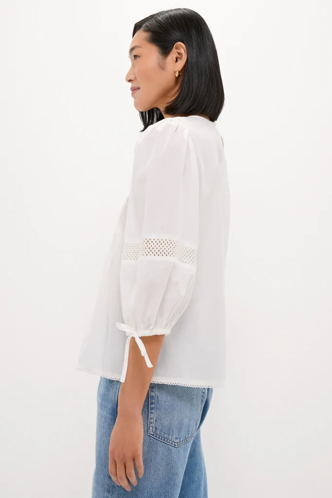 White Bella Blouse - Image 3