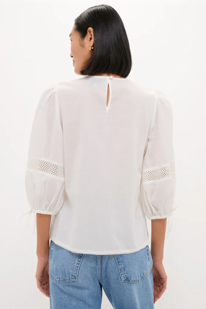 White Bella Blouse - Image 4