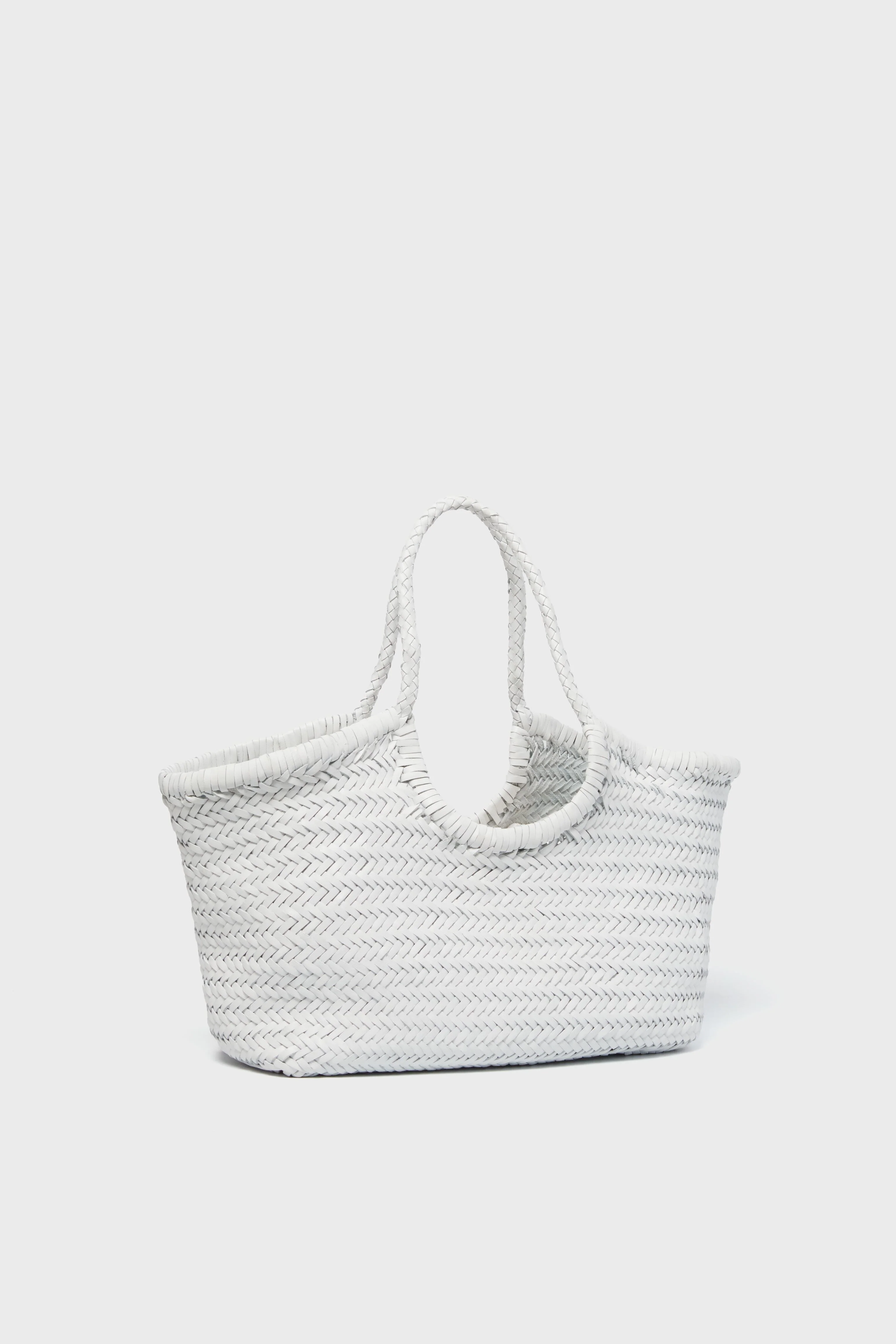 White Big Nantucket Basket - Image 4