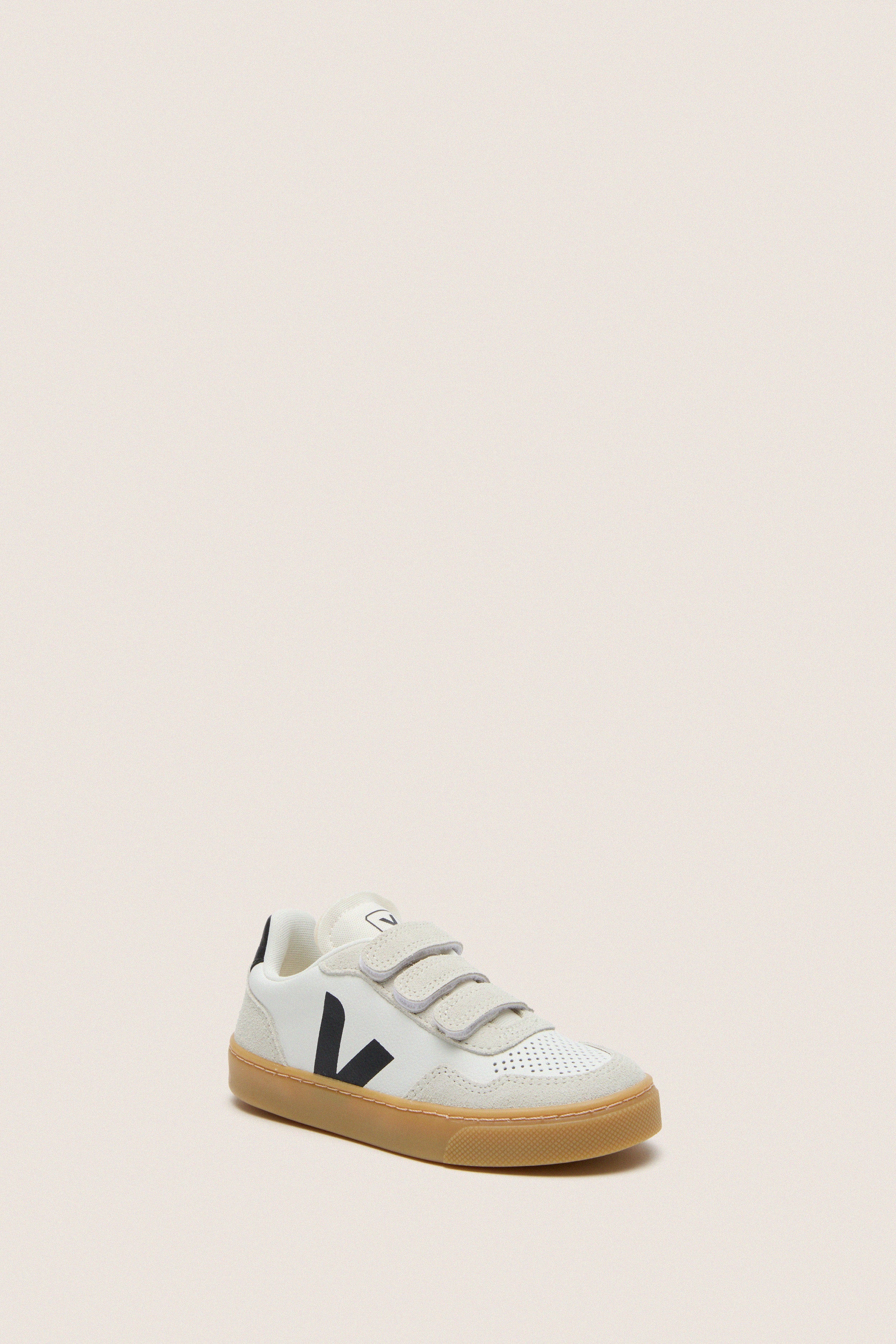 White Black Natural Small V-90 Sneakers