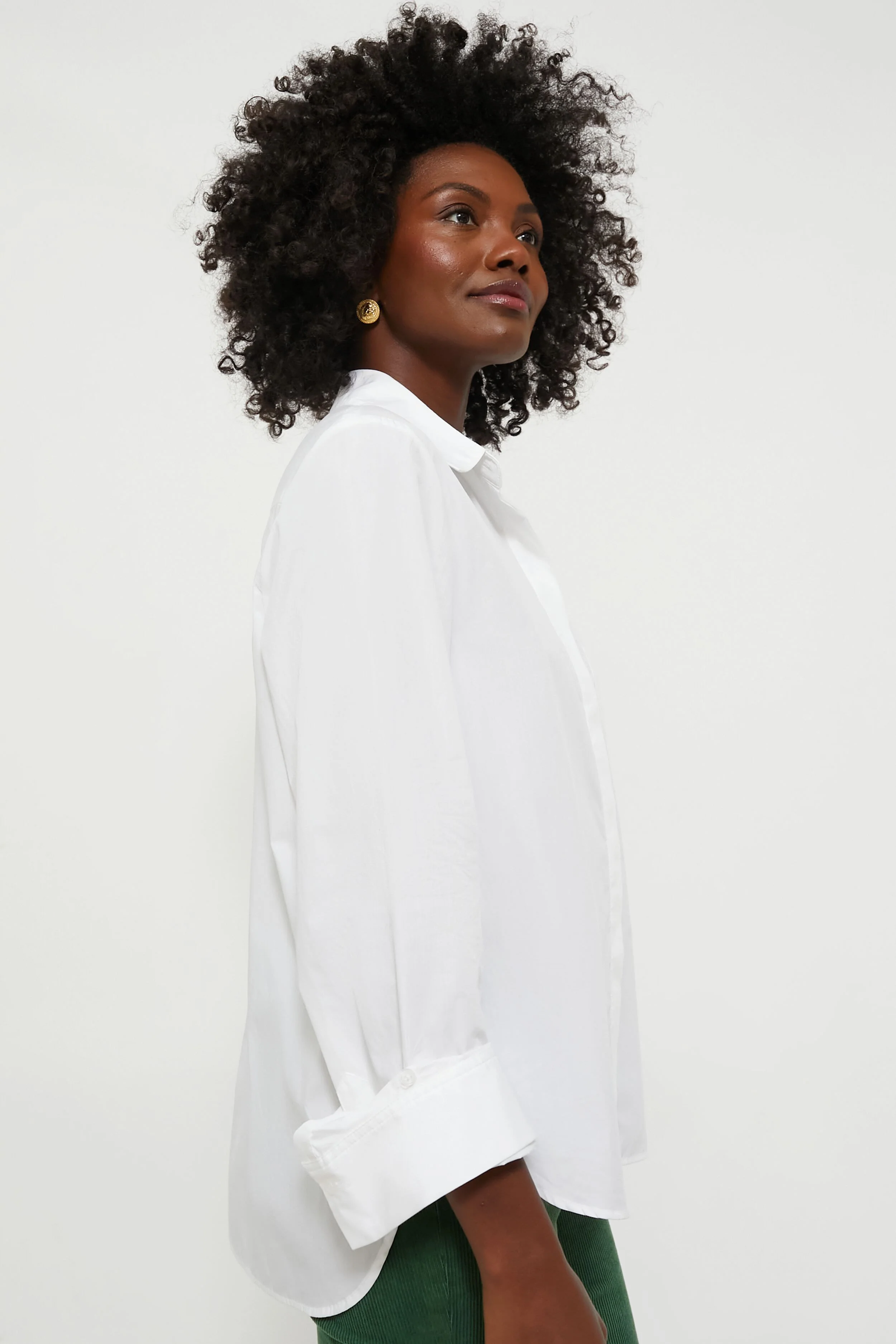 White Boyfriend Shirt - Image 3