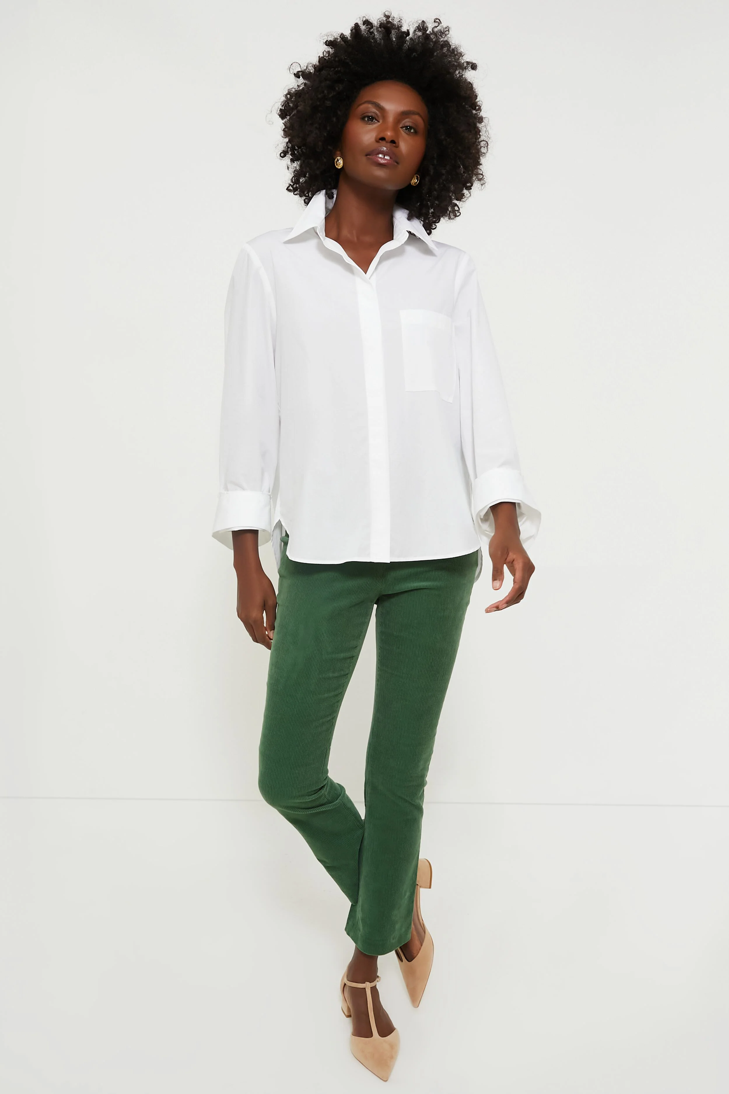 White Boyfriend Shirt - Image 6