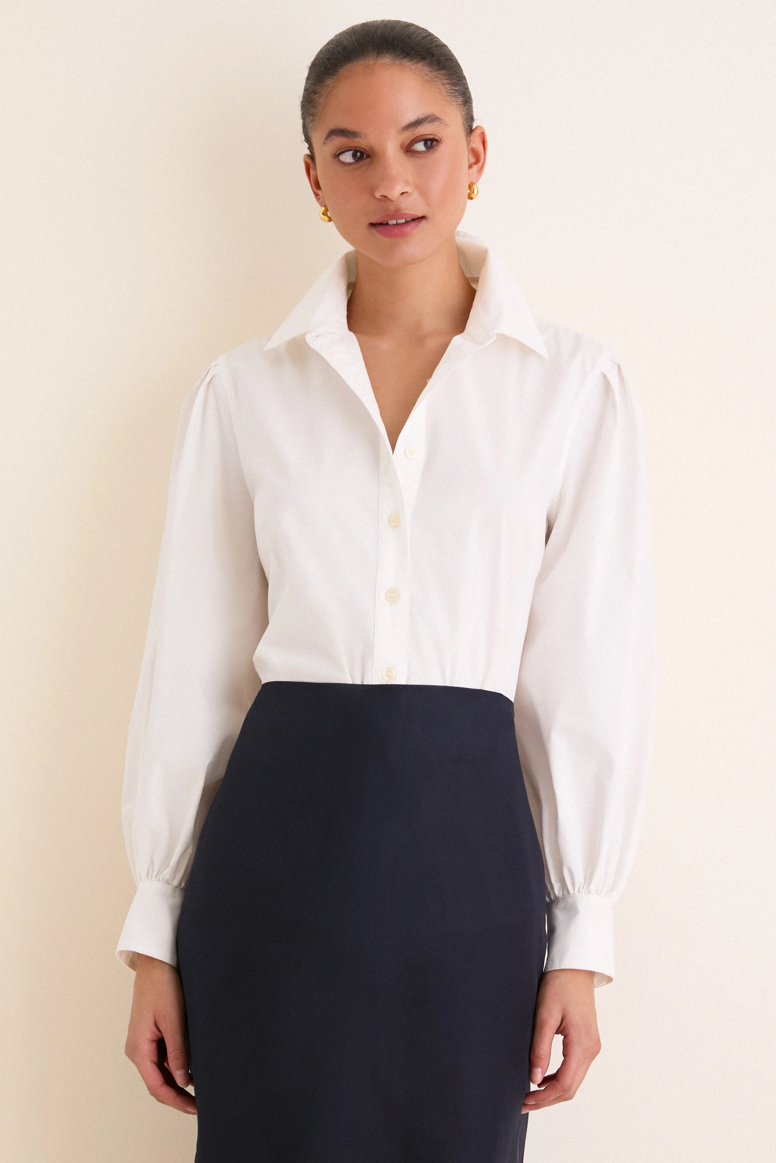 White Carolina Button Down - Image 2