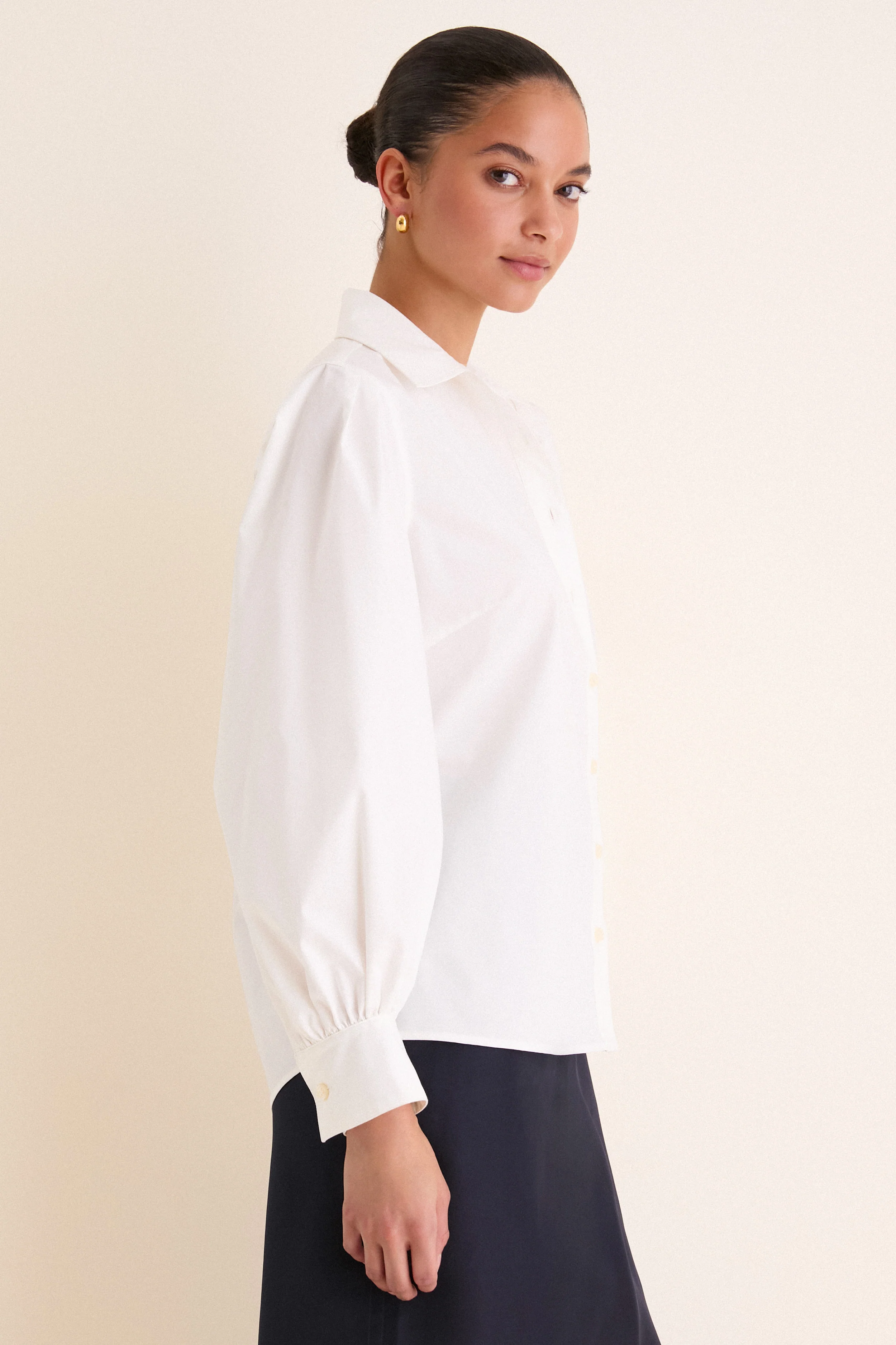 White Carolina Button Down - Image 3