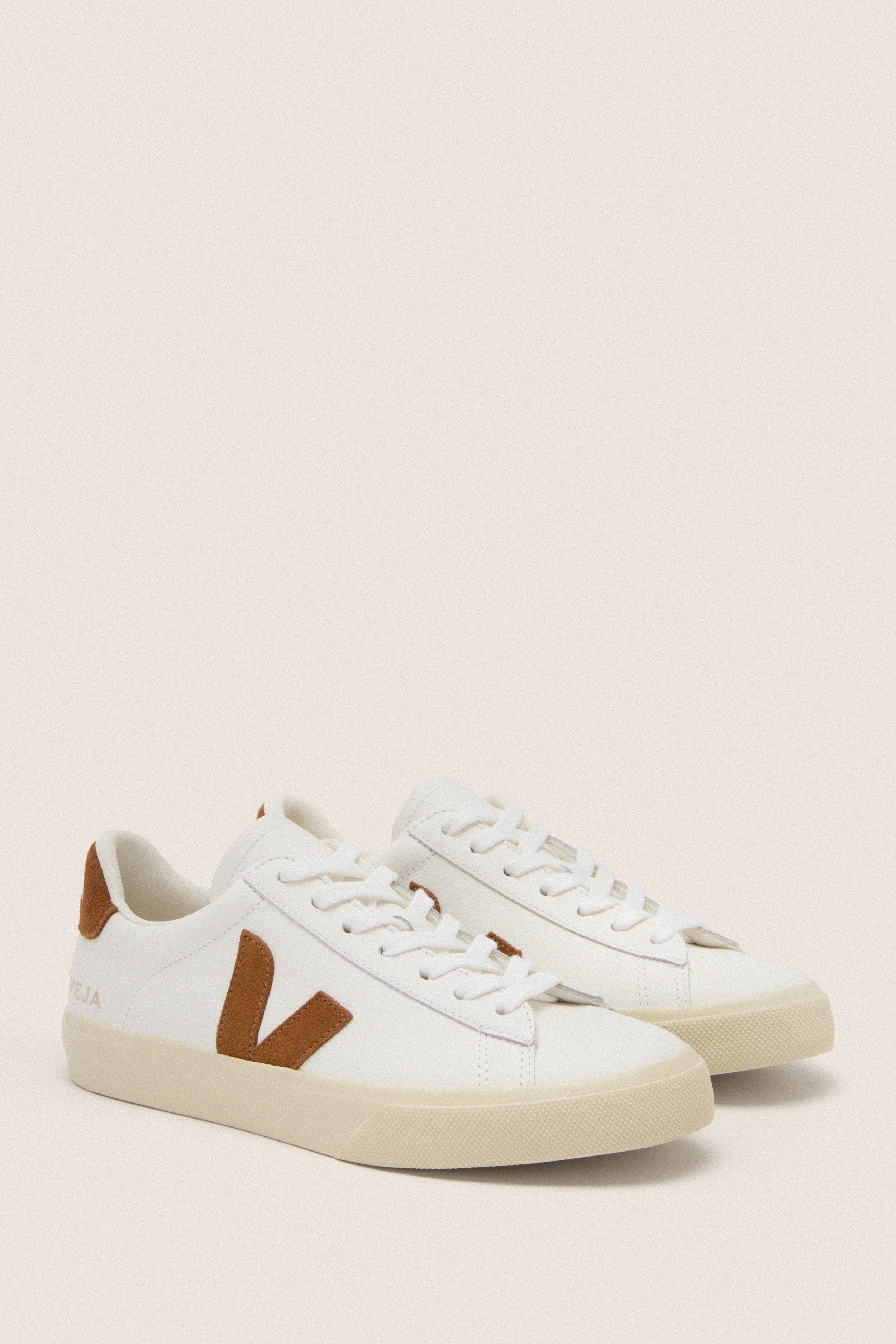 White Cognac Campo Sneakers - Image 4