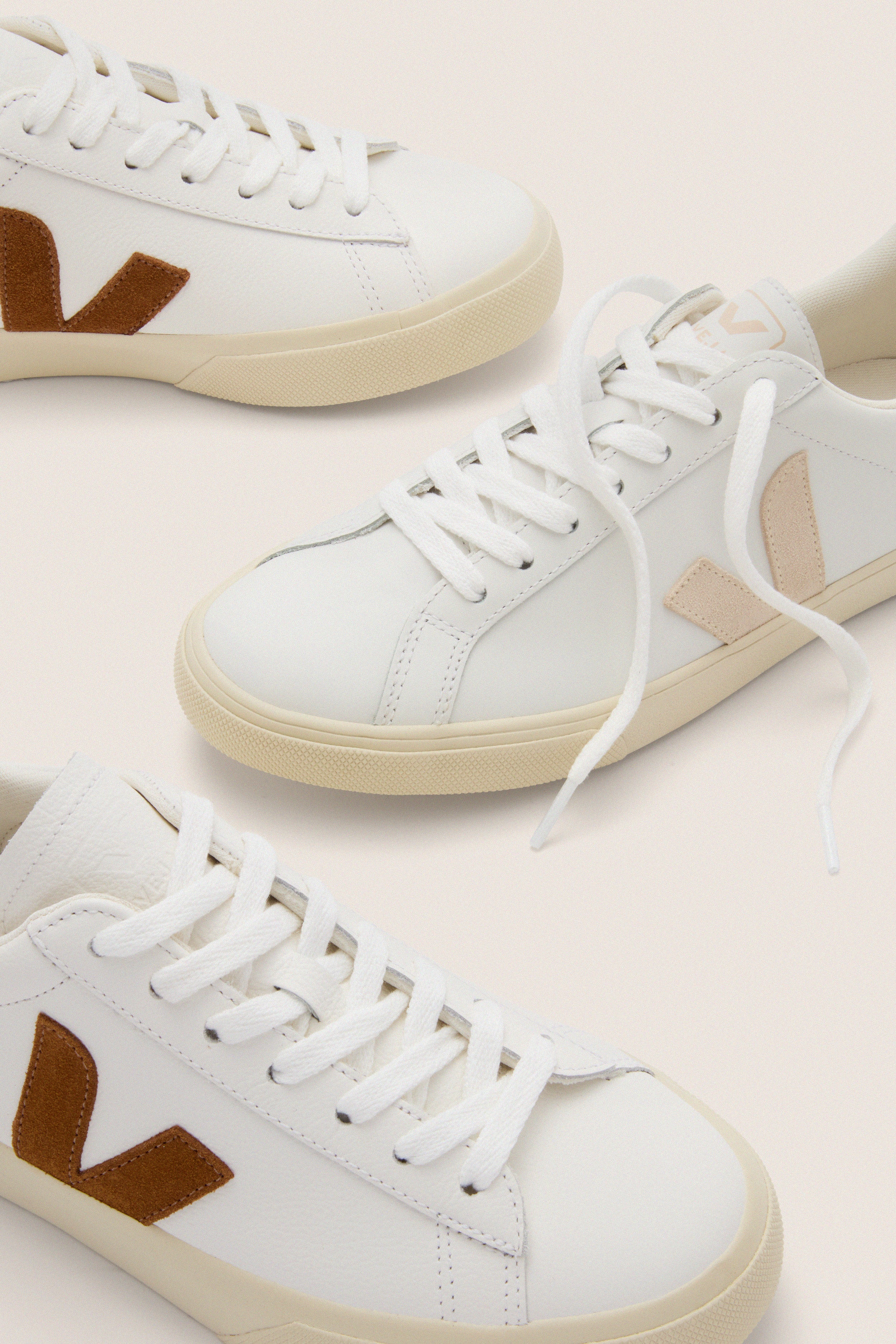 White Cognac Campo Sneakers - Image 5