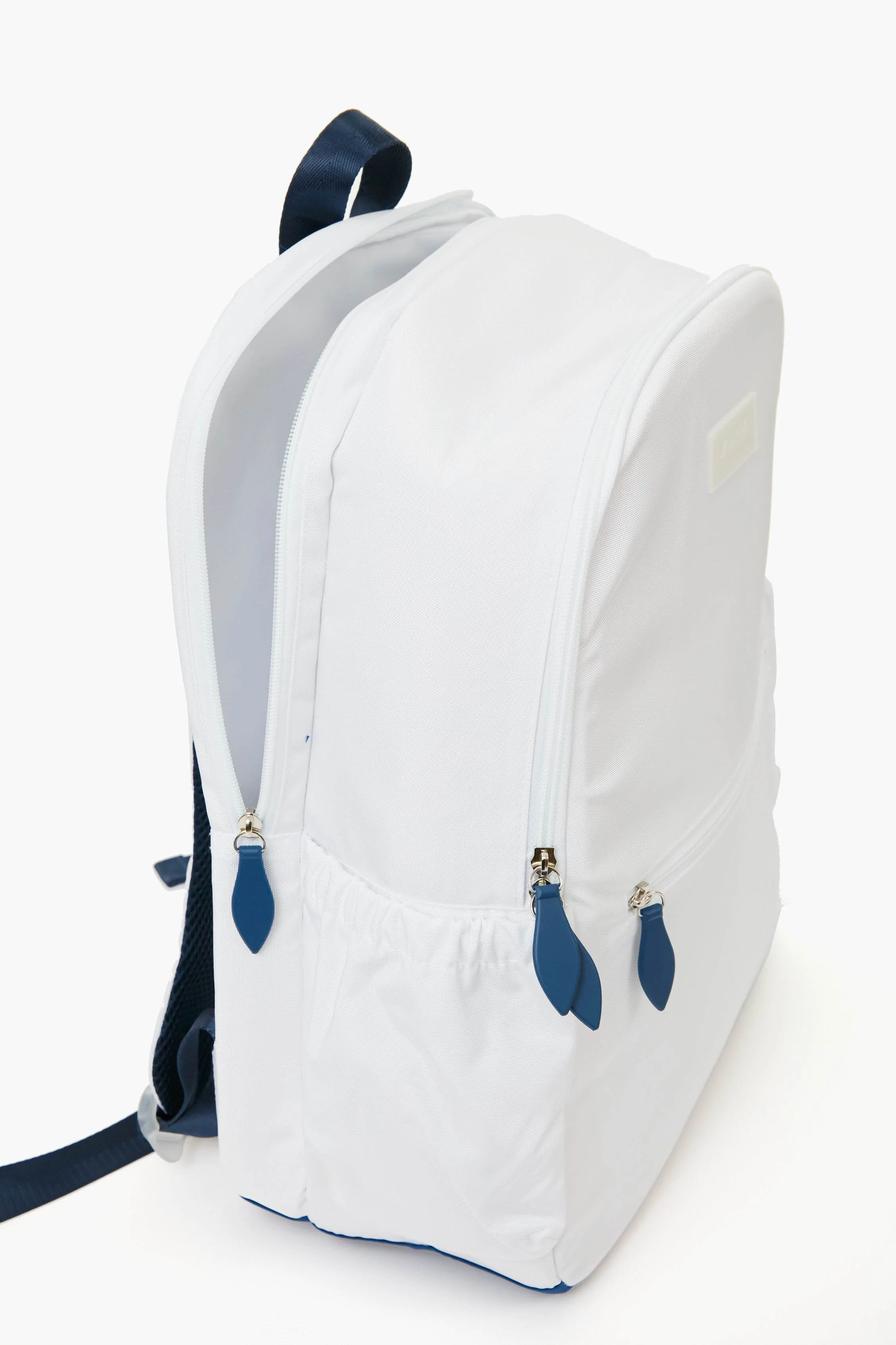 White Courtside Tennis Backpack - Image 2