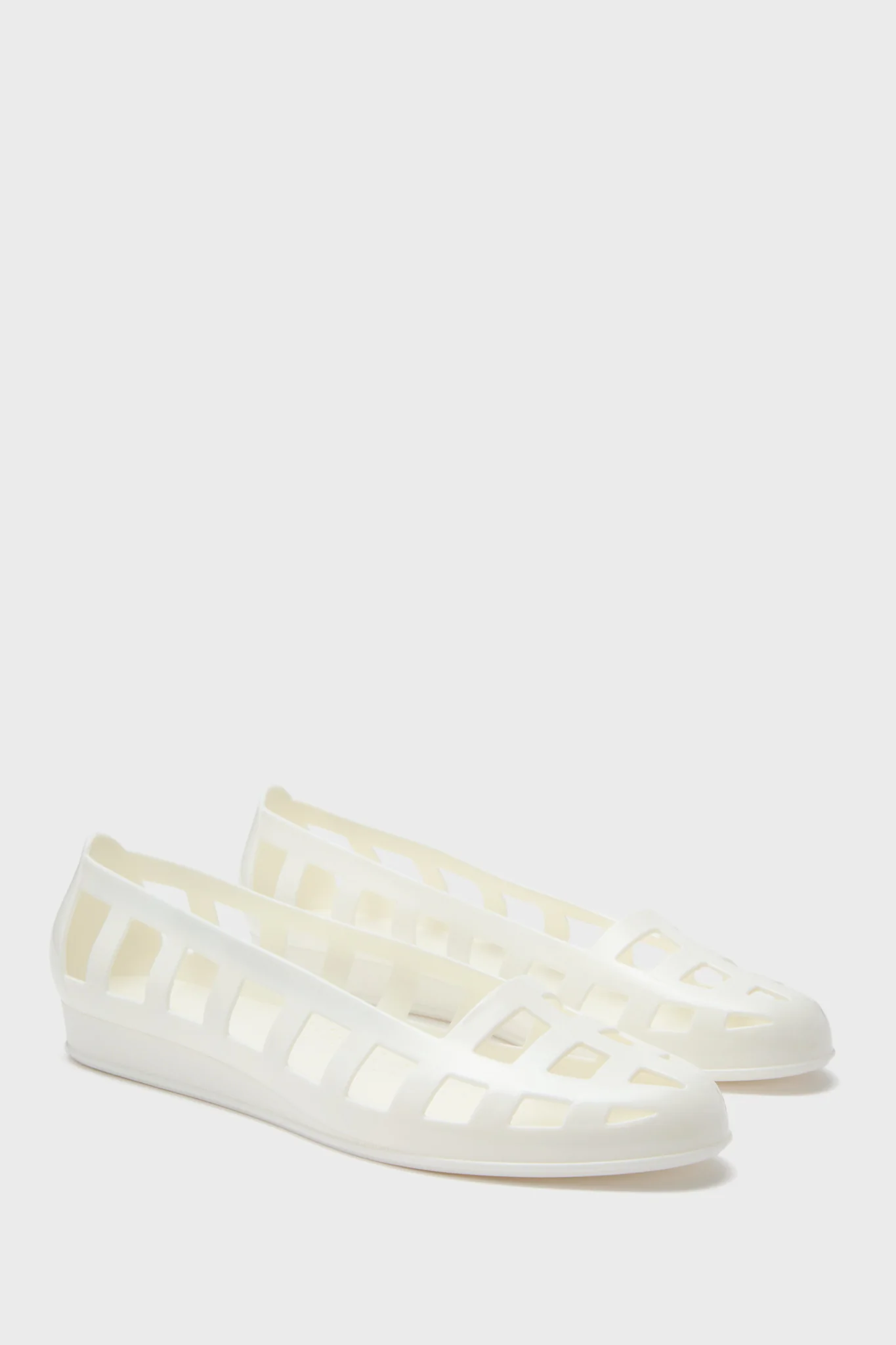 White Elli Ballerina Flats - Image 5