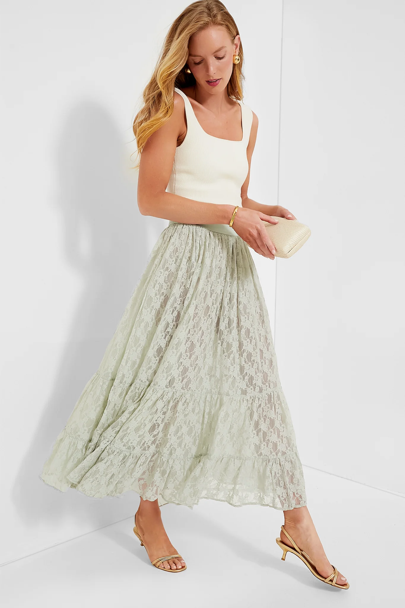 White Eloise Clutch - Image 3