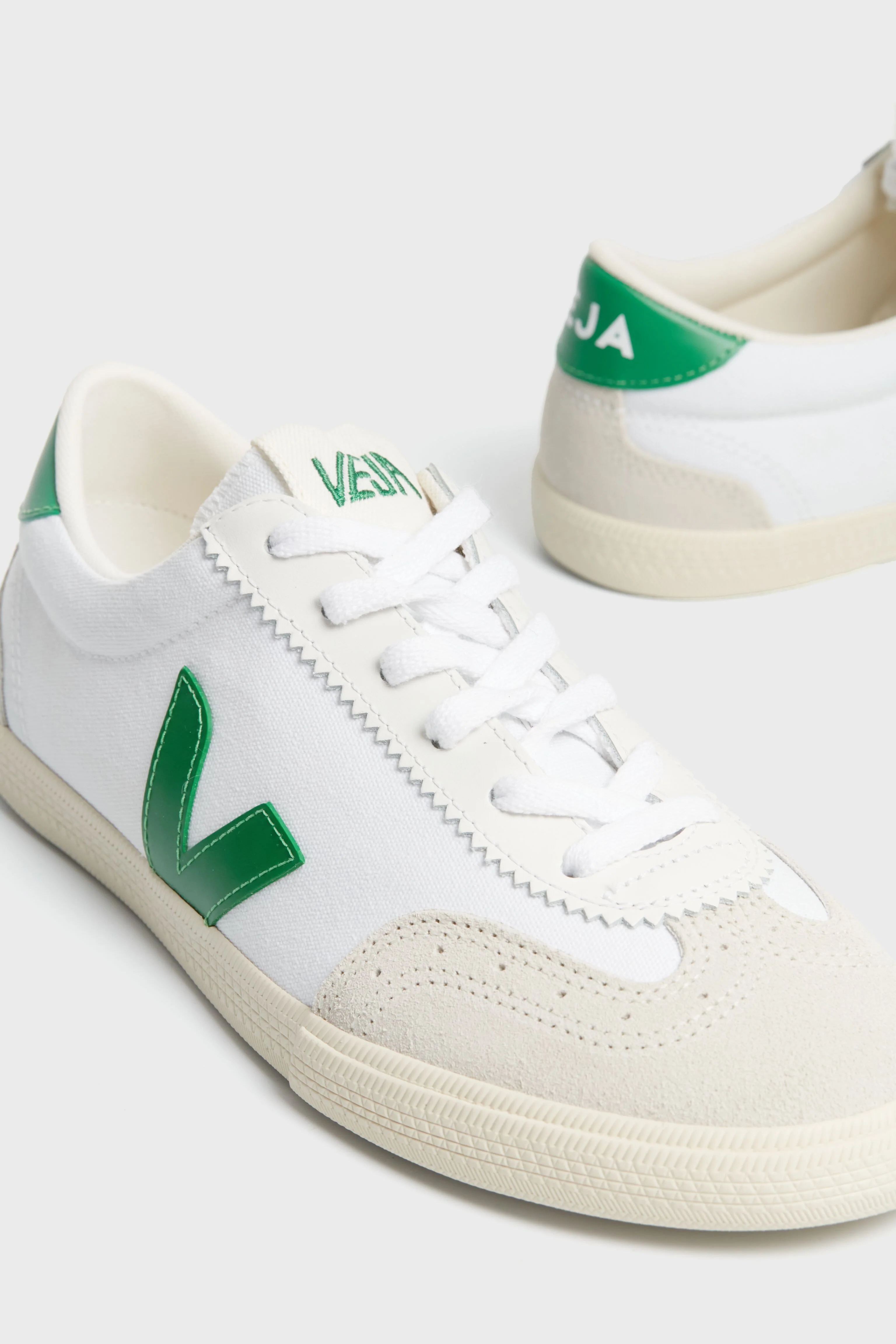 White Emeraude Volley Sneakers - Image 5