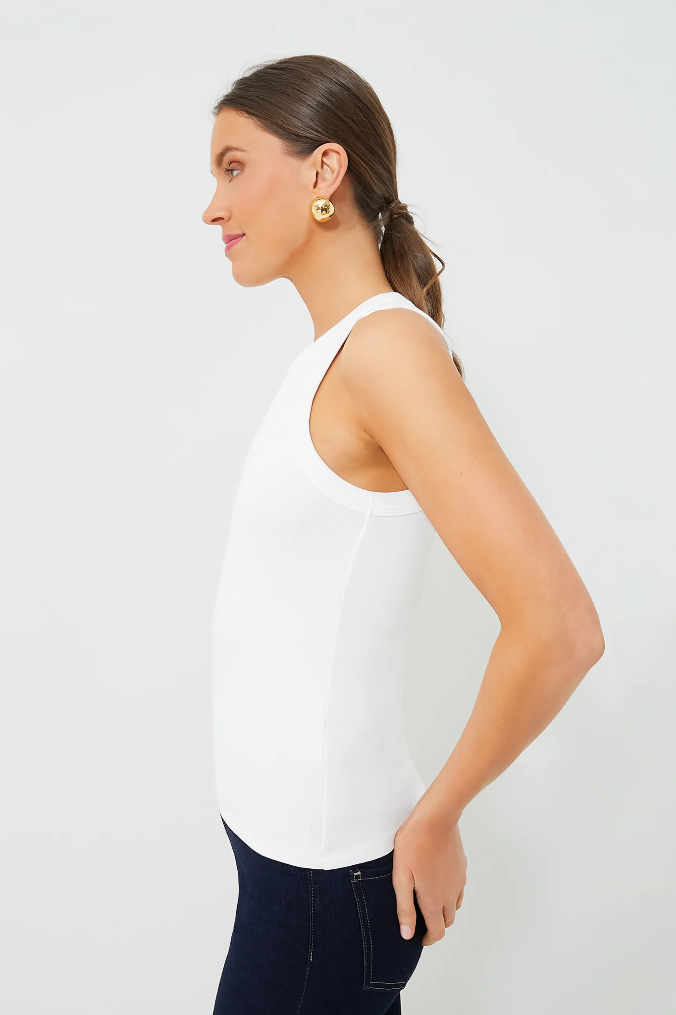 White Jordyn Tank - Image 3
