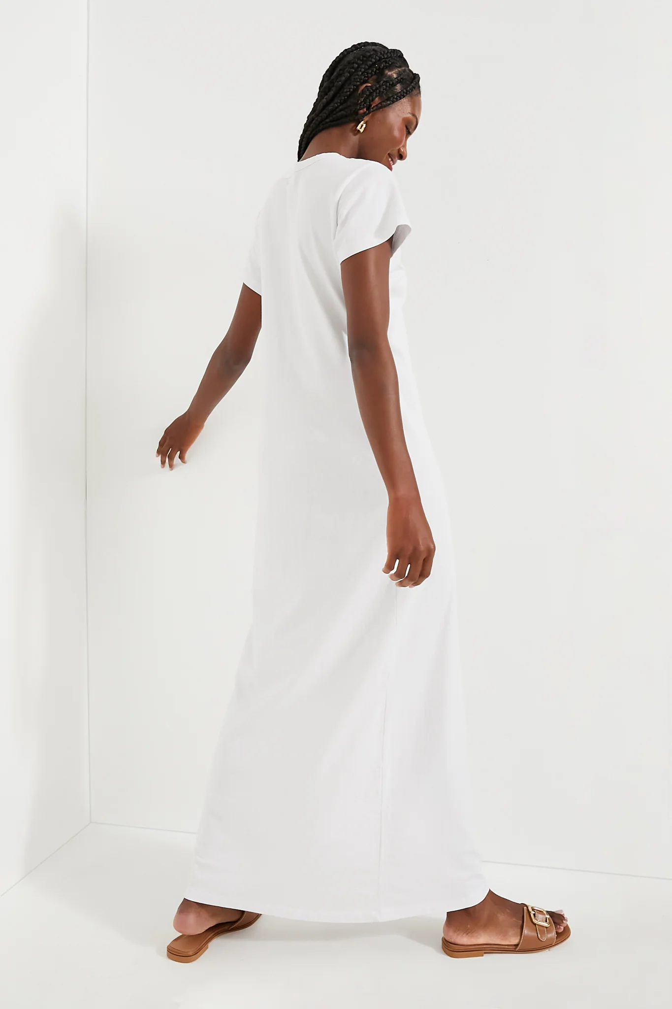 White Margo Maxi Dress - Image 3
