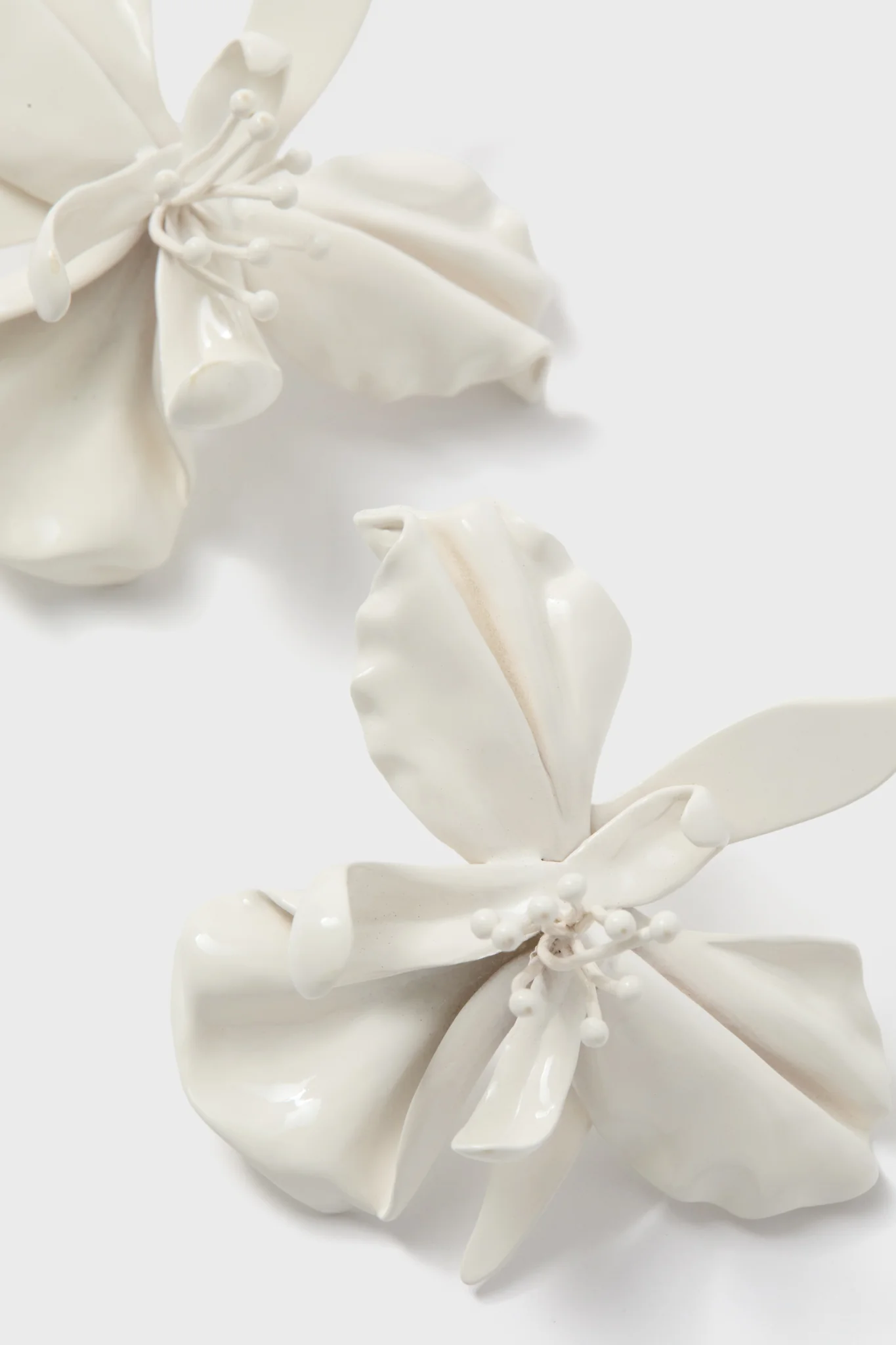 White Mila Earring - Image 3